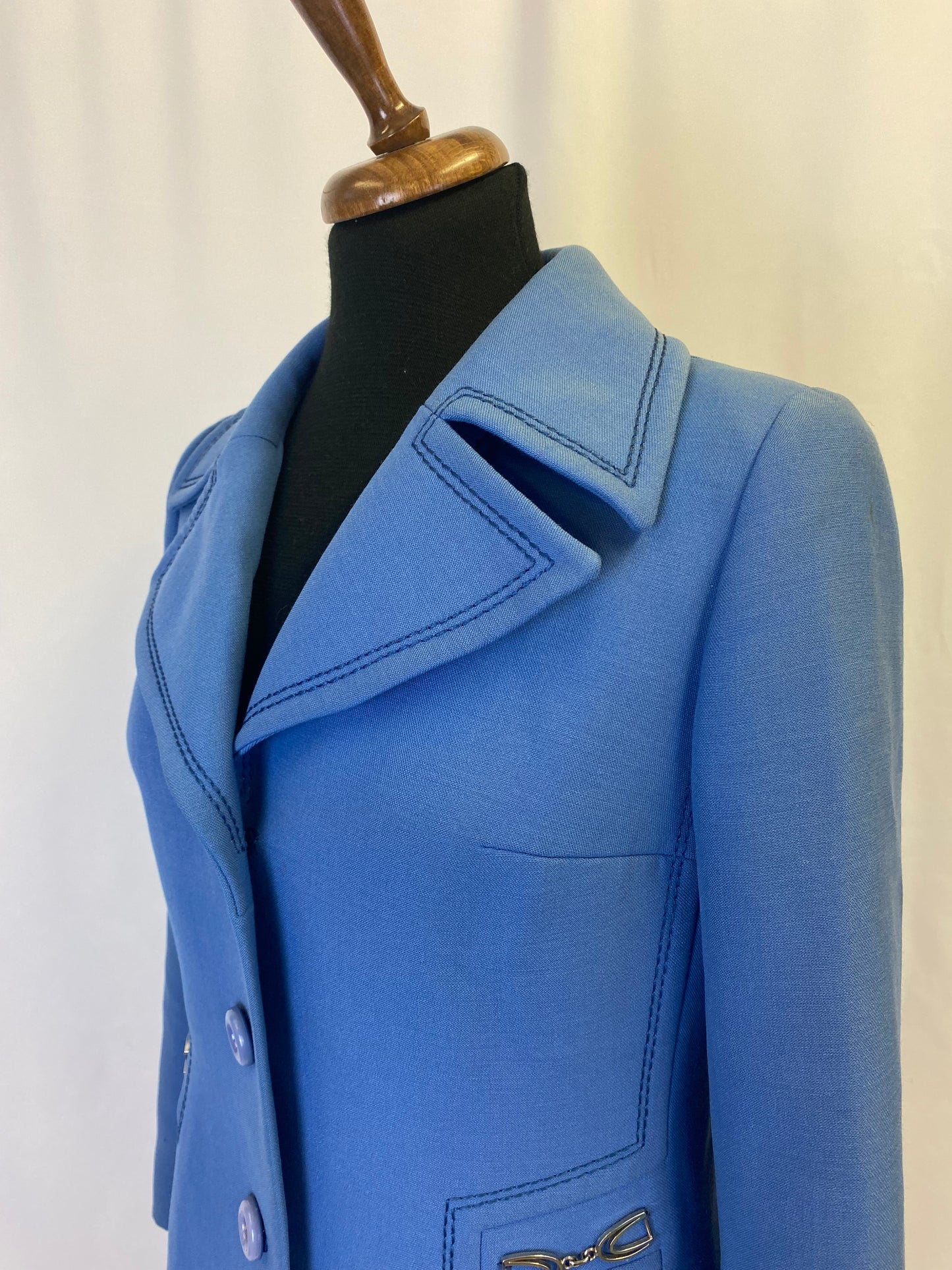 Cappotto anni ‘70 azzurro - TG. 38/40