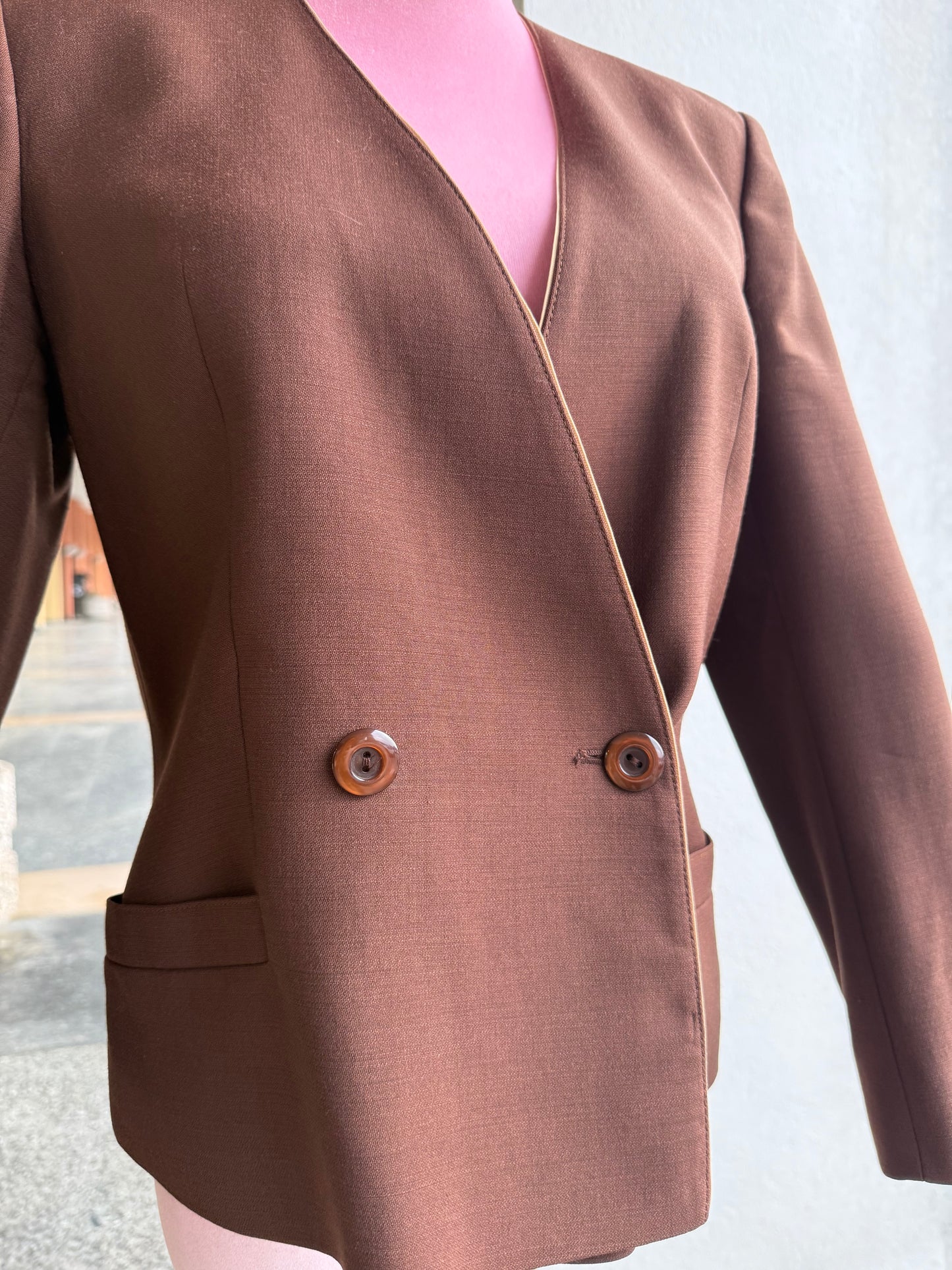 Giacca sartoriale in lana e seta - TG. 40