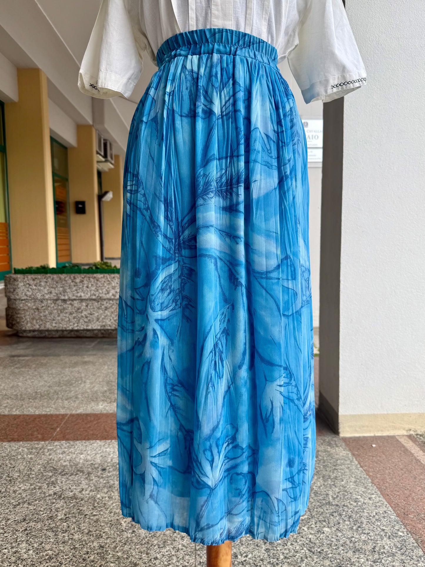 Gonna azzurro oceano - TG. 48/50