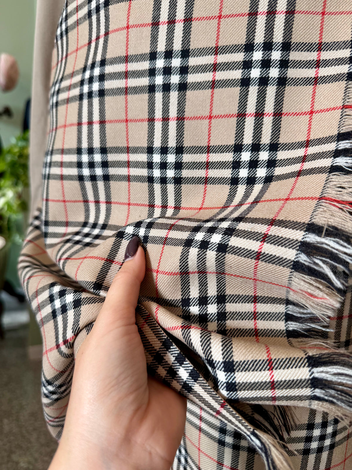 Gonna in tessuto tipo Burberry- TG. 46