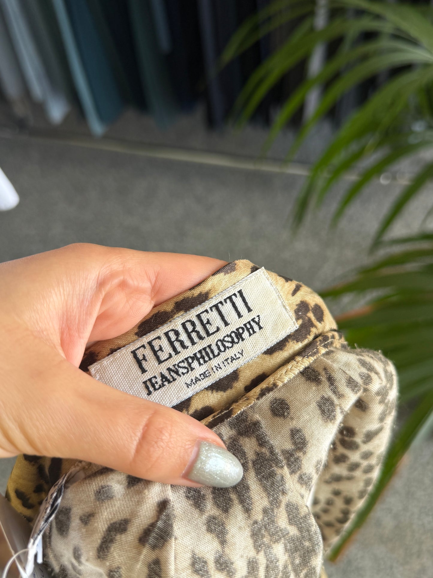 Gonna Ferretti leopardata - TG. 40