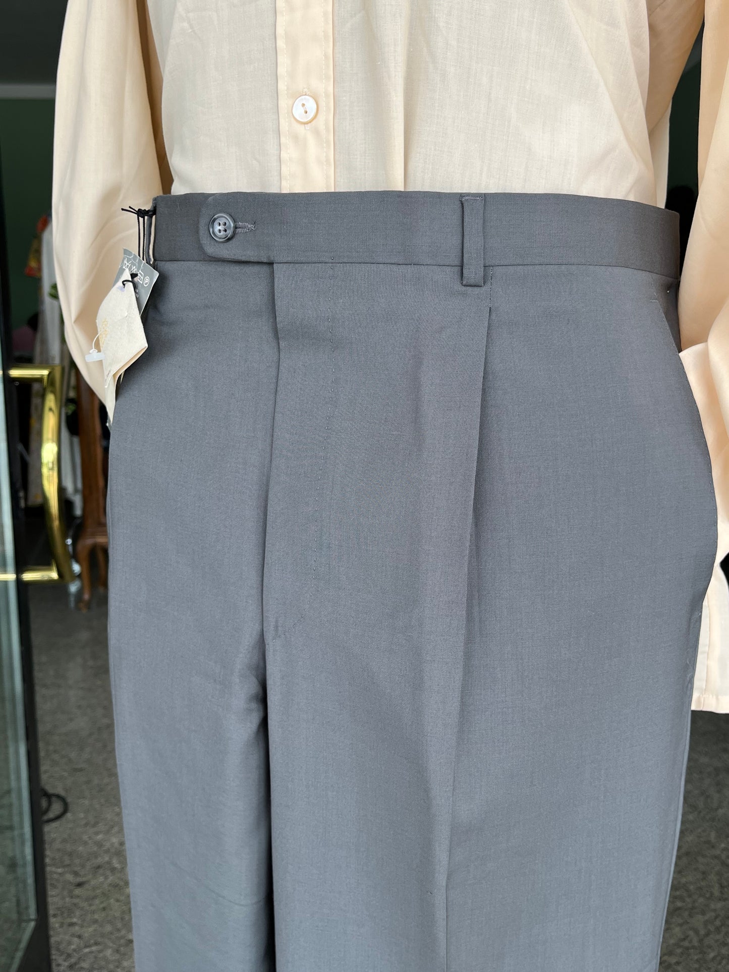 Calzoni anni ‘80 fresco di lana NOS tg. 58-60