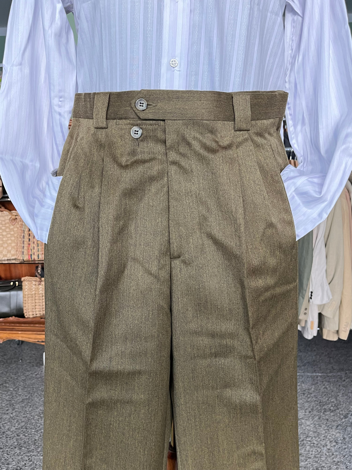 Calzoni in flanella anni ‘80 NOS tg. 46