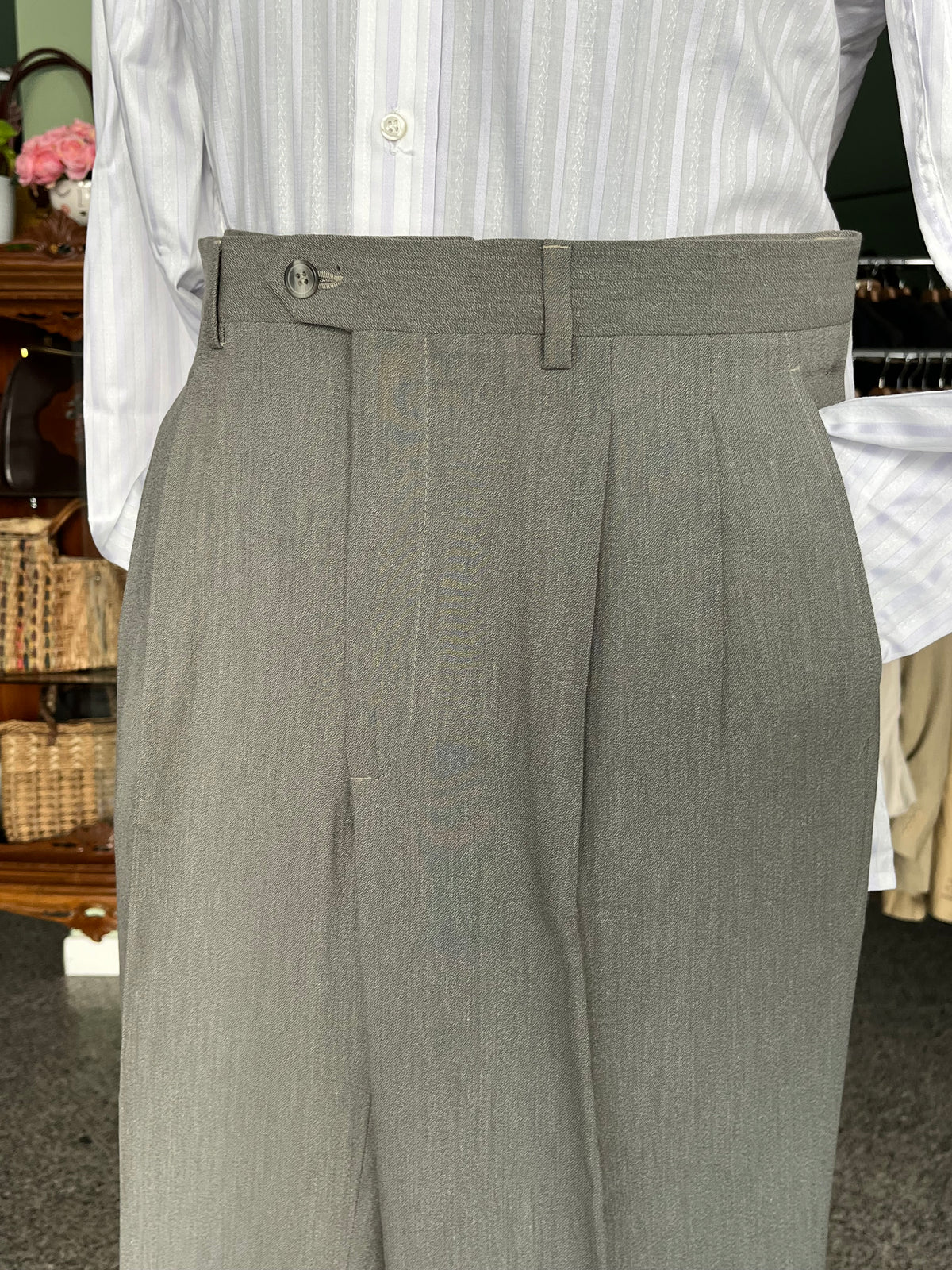Calzoni lana e cotone anni ‘80 NOS tg. 50