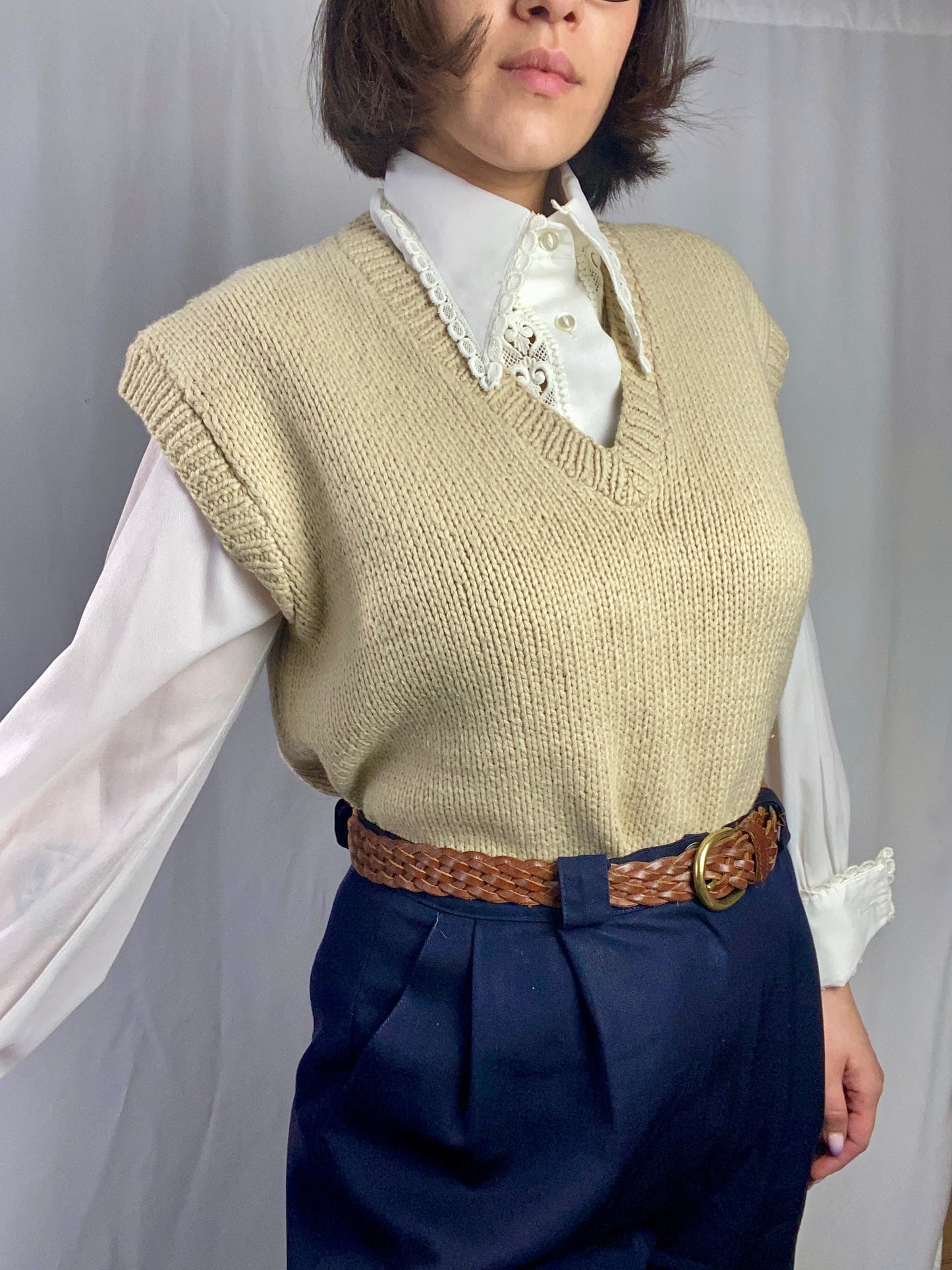 Gilet color nocciola