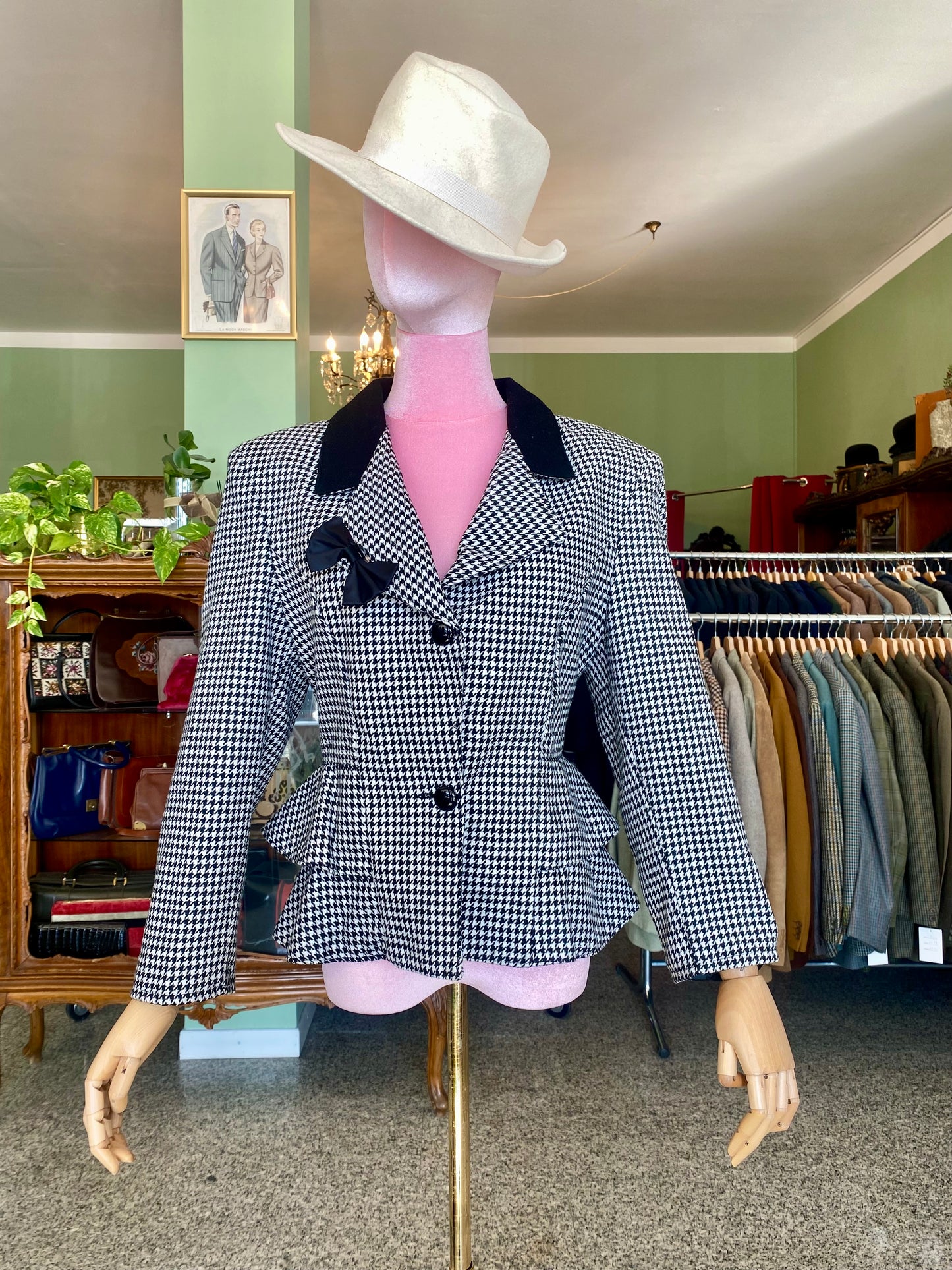 Giacca anni ‘80 modello peplum - TG. 42 circa