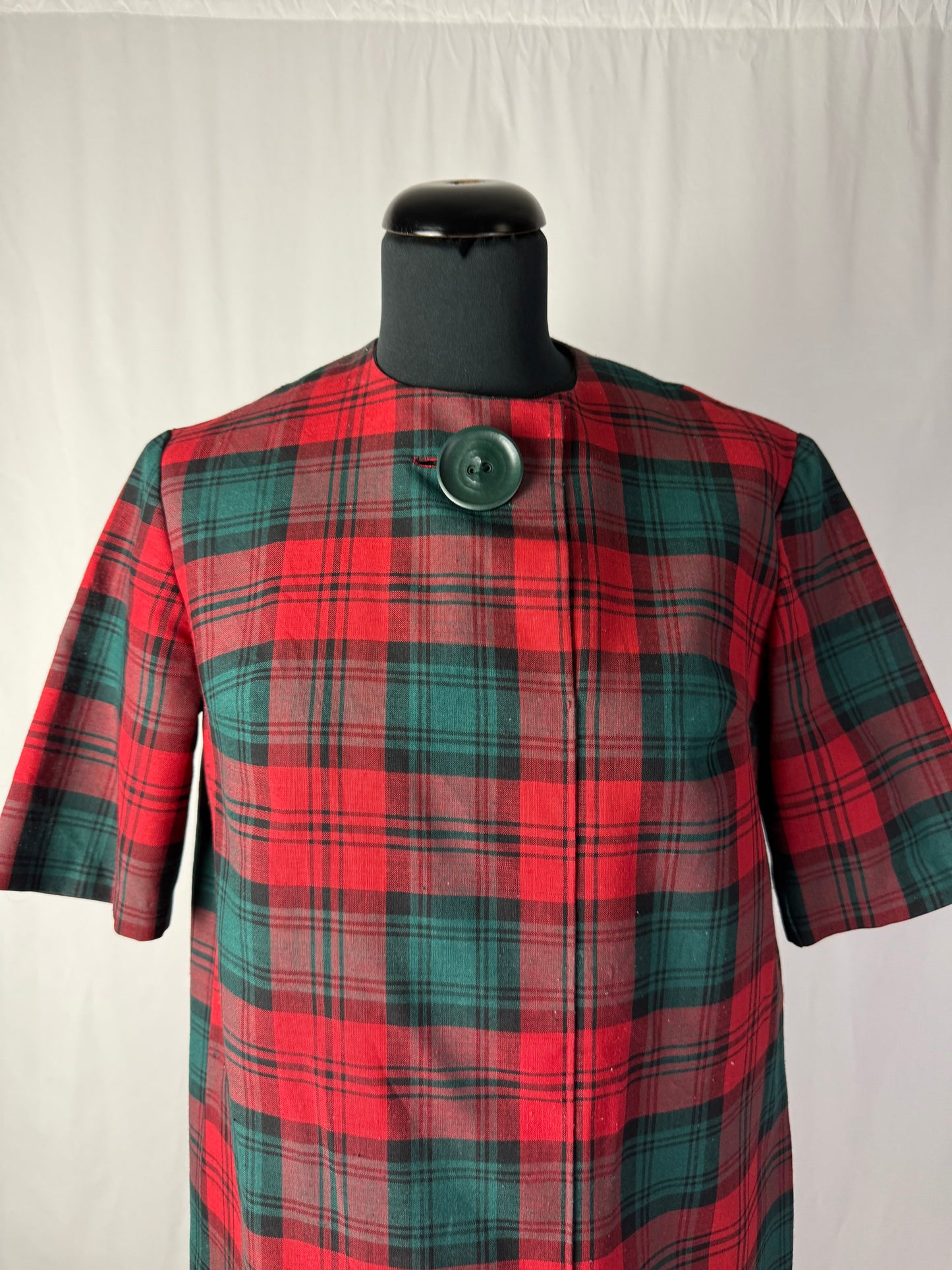 Abito anni ‘60 fantasia tartan - TG. 42