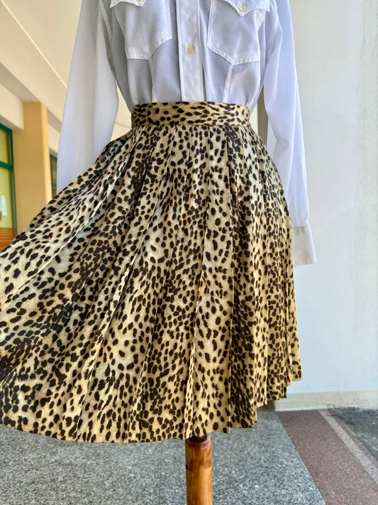 Gonna Ferretti leopardata - TG. 40