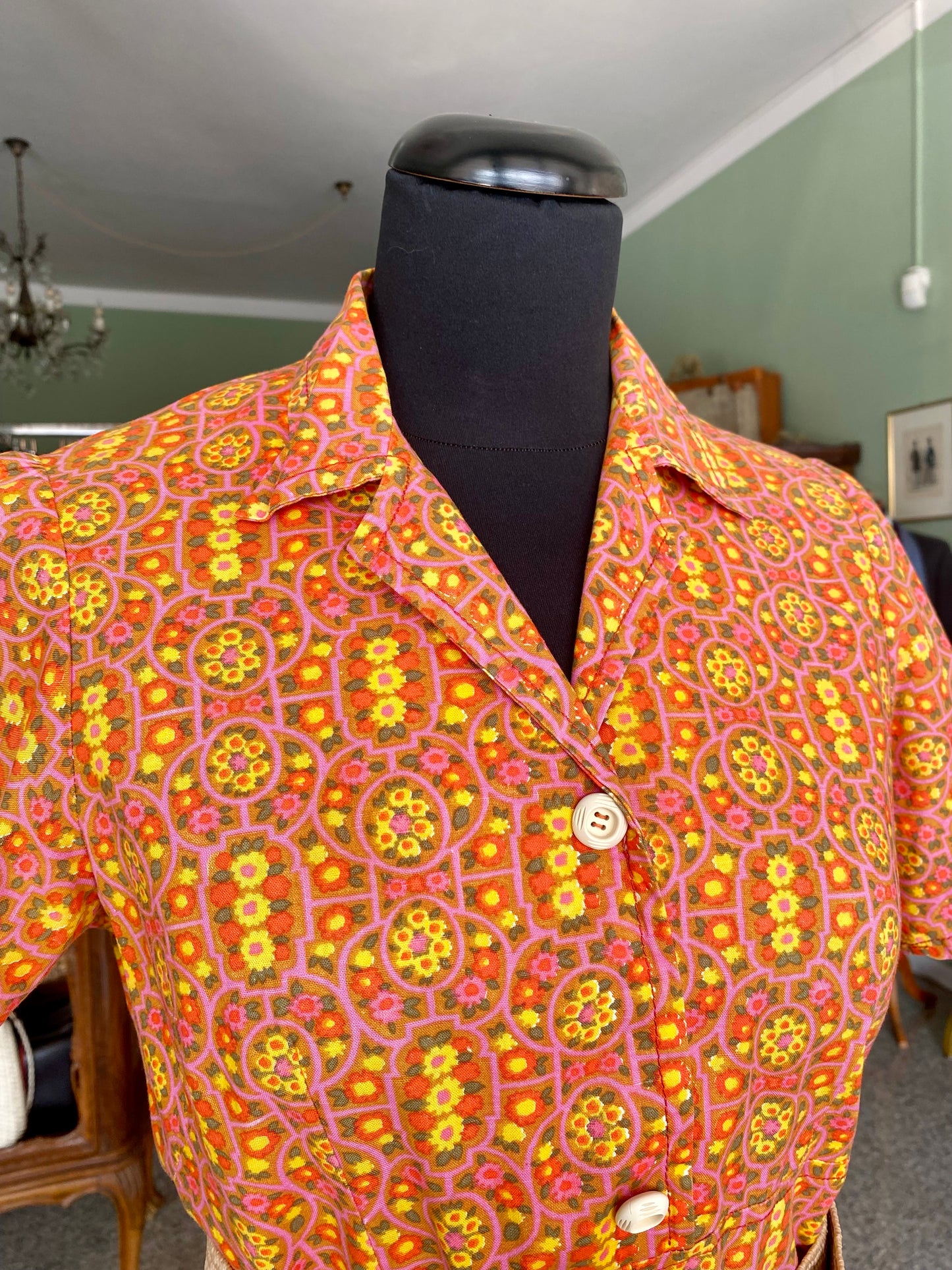 Abito in cotone fine anni ’60 – fondo di magazzino - TG. 40/42