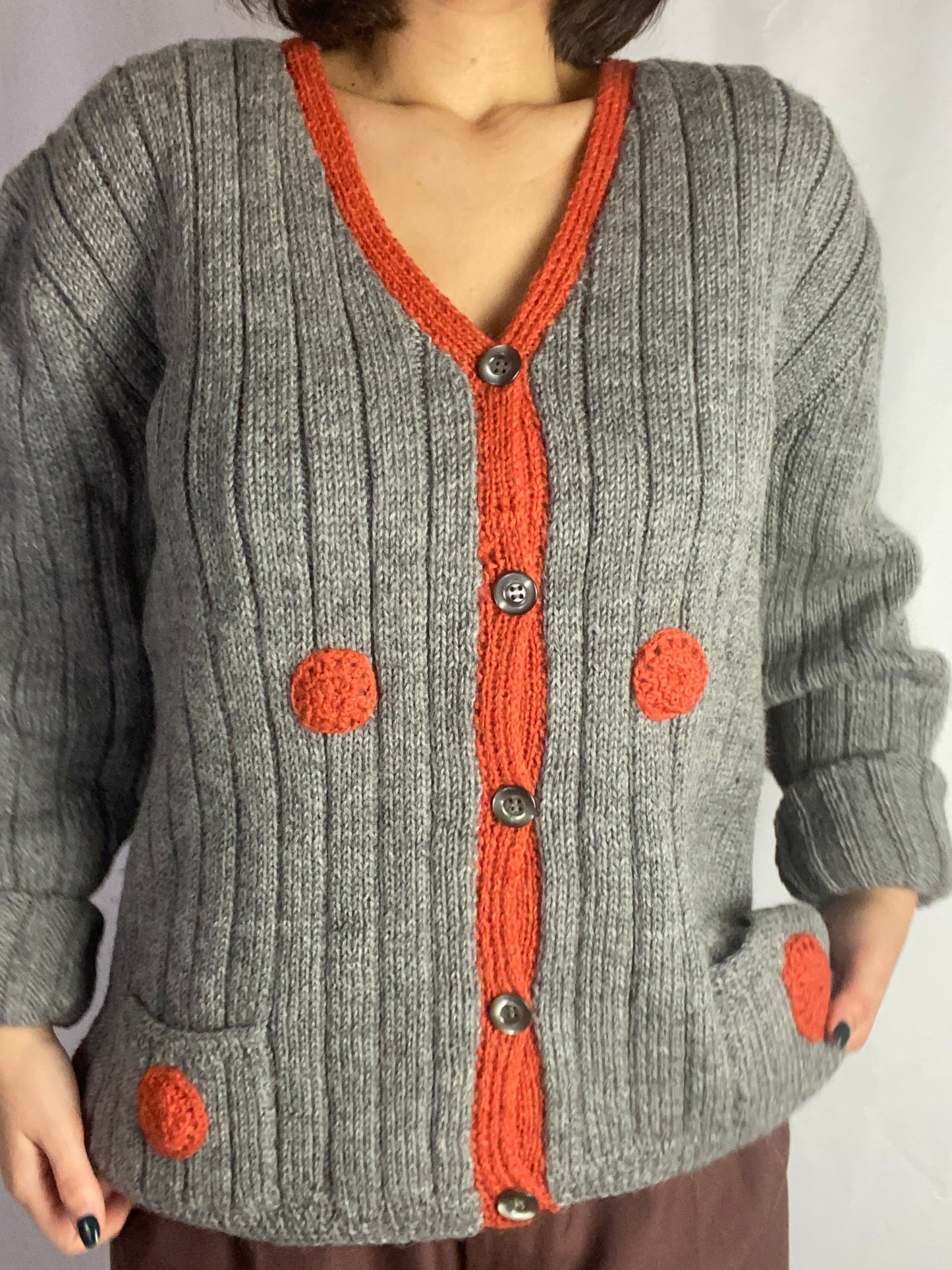 Cardigan 100% lana - TG. 52 - 56