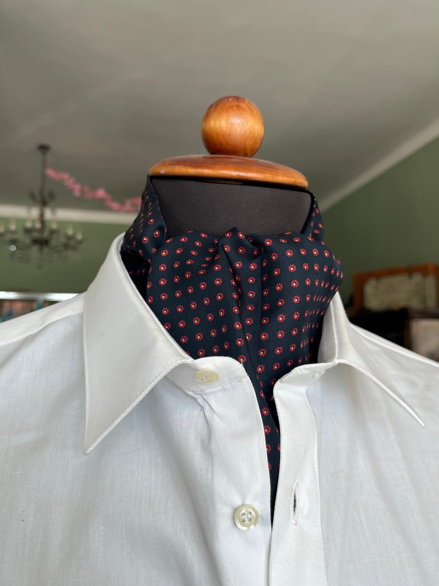 Ascot seta micro-fantasia