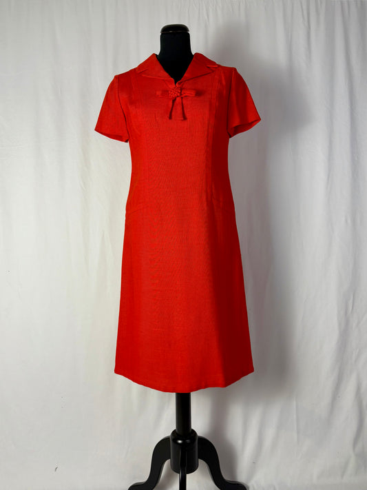 Abito anni ‘60 rosso scarlatto - TG. 42
