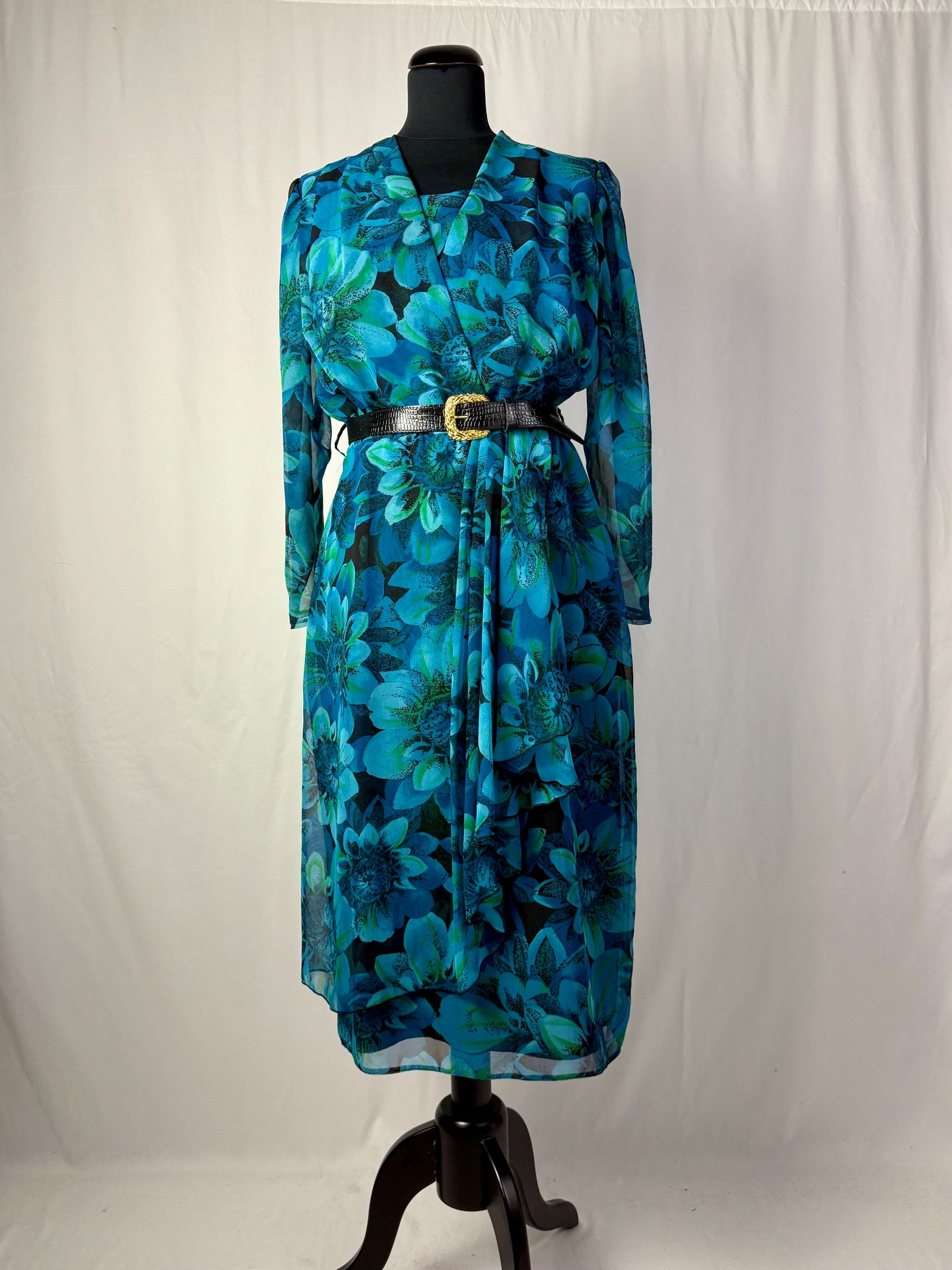 Abito anni ‘80 in chiffon - TG. 44/46