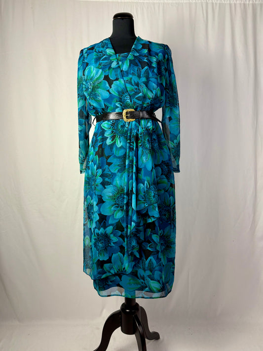 Abito anni ‘80 in chiffon - TG. 44/46