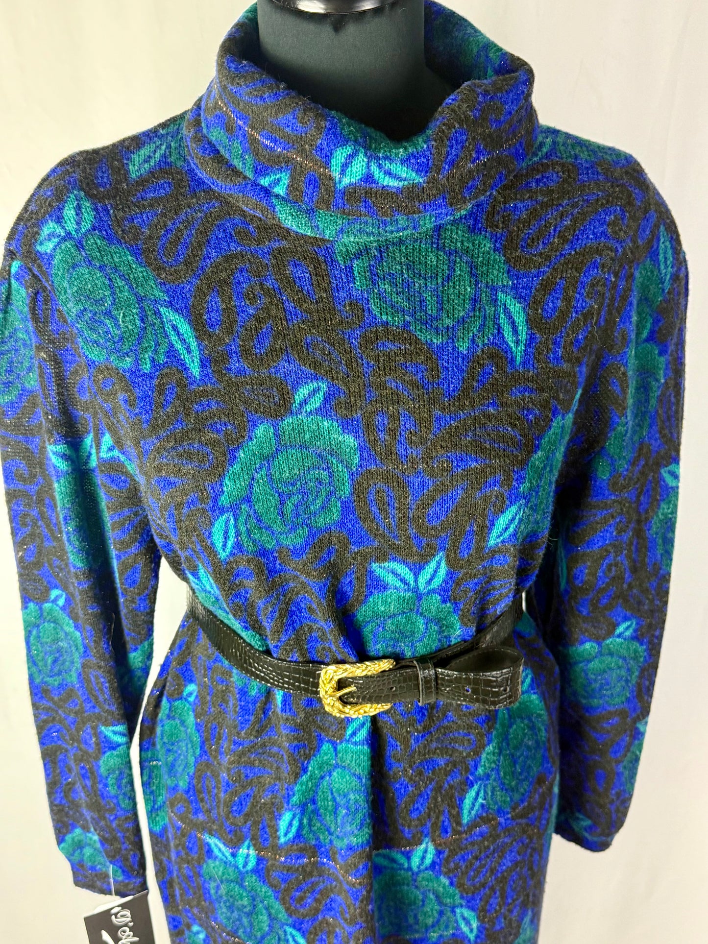 Abito anni ‘80 in maglia di lana - TG. 44 circa