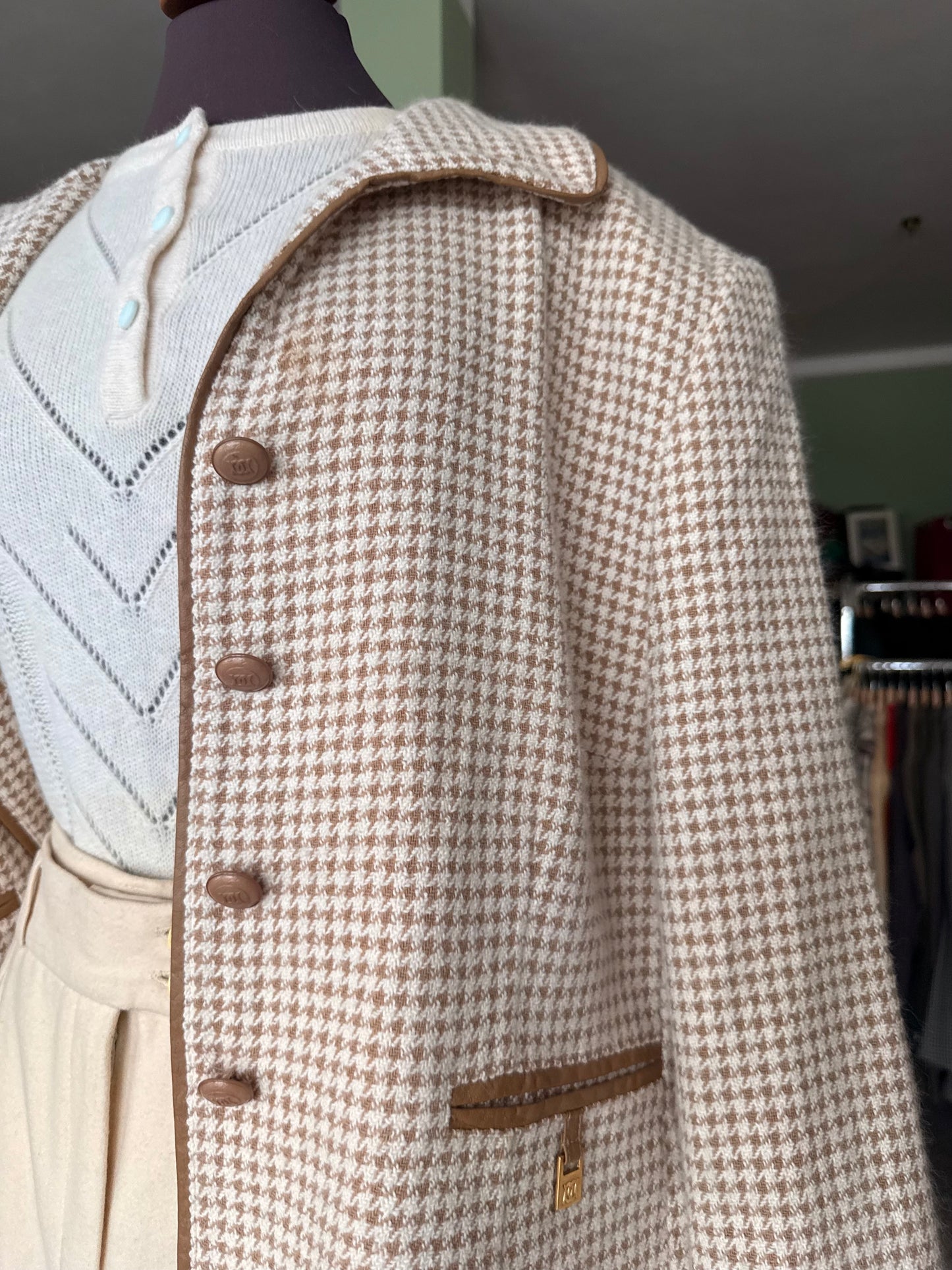 Giacca in lana e angora - TG. 52/54