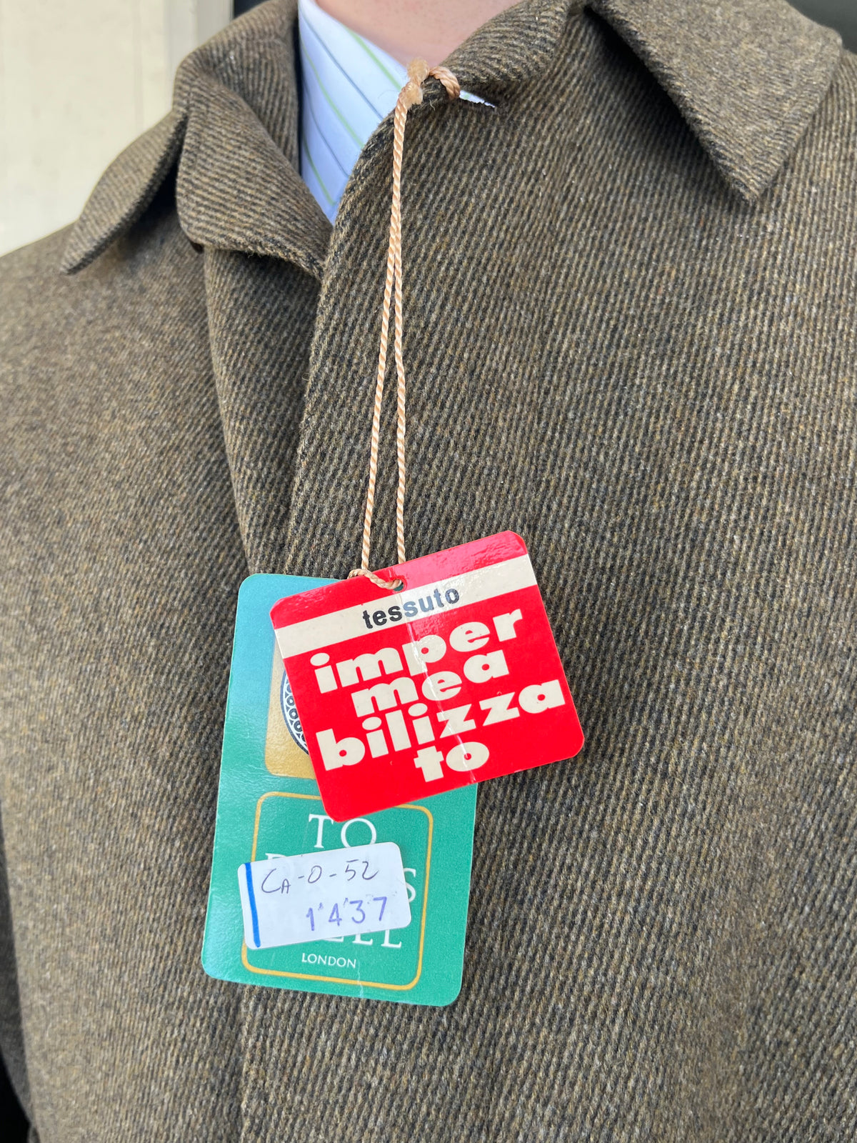 Cappotto anni ‘70 NOS tg. 54-56