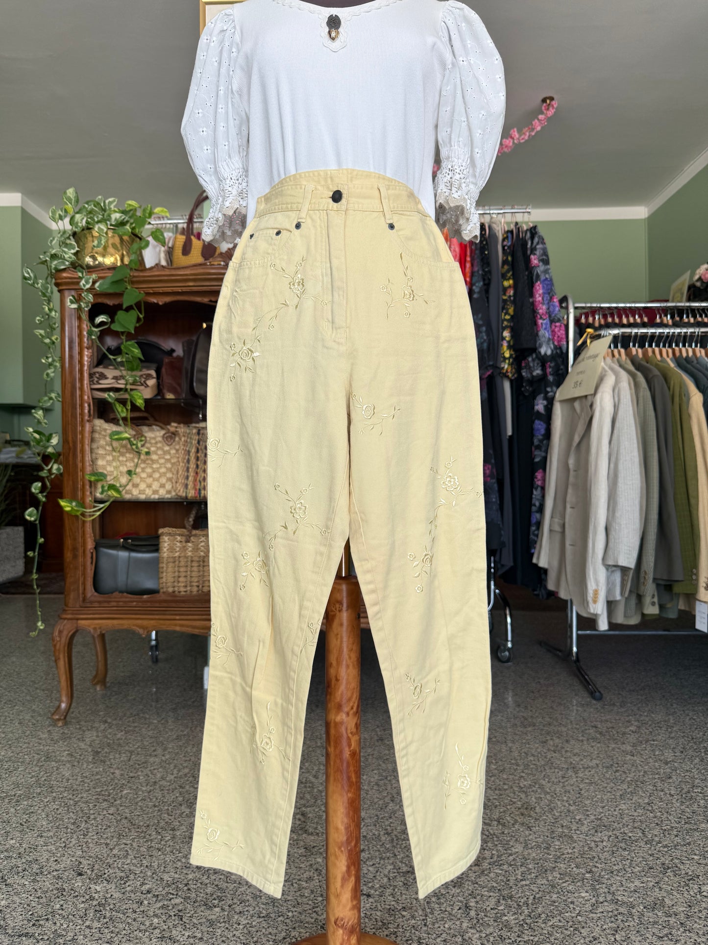 Pantaloni con ricami - TG. 38