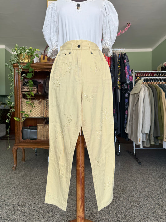 Pantaloni con ricami - TG. 38
