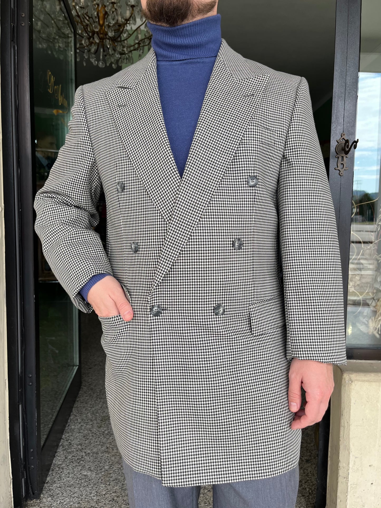 Giacca anni ‘80 tg. 50-52 extra-lunga