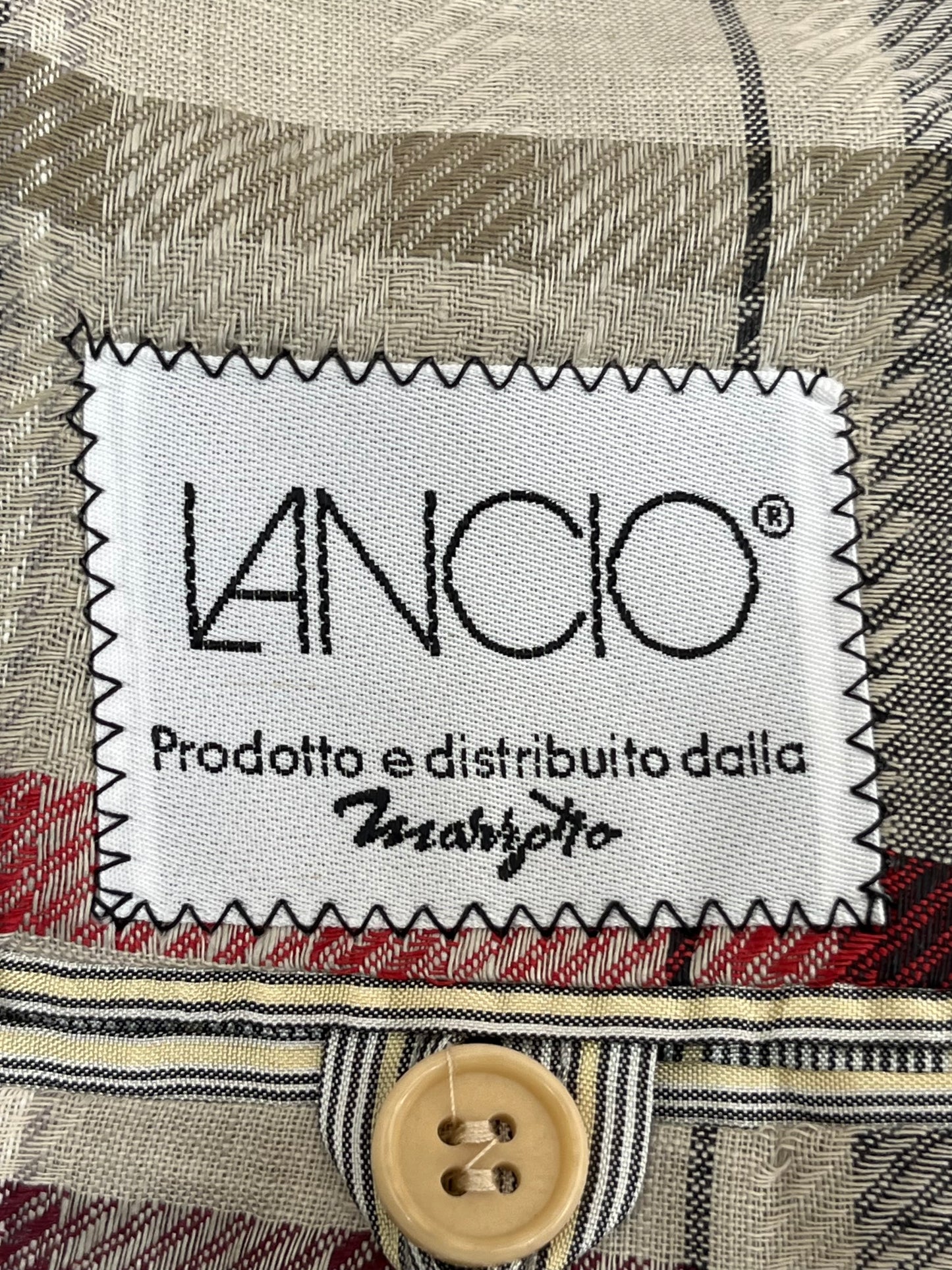 Giacca anni ‘80 in lino/cotone NOS tg. 52