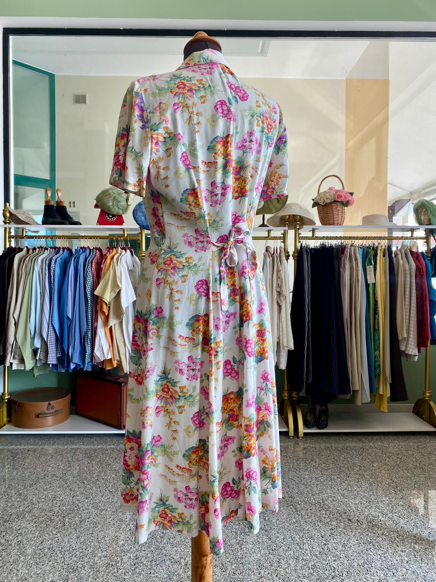 Abito con stampa floreale - TG. 40/42