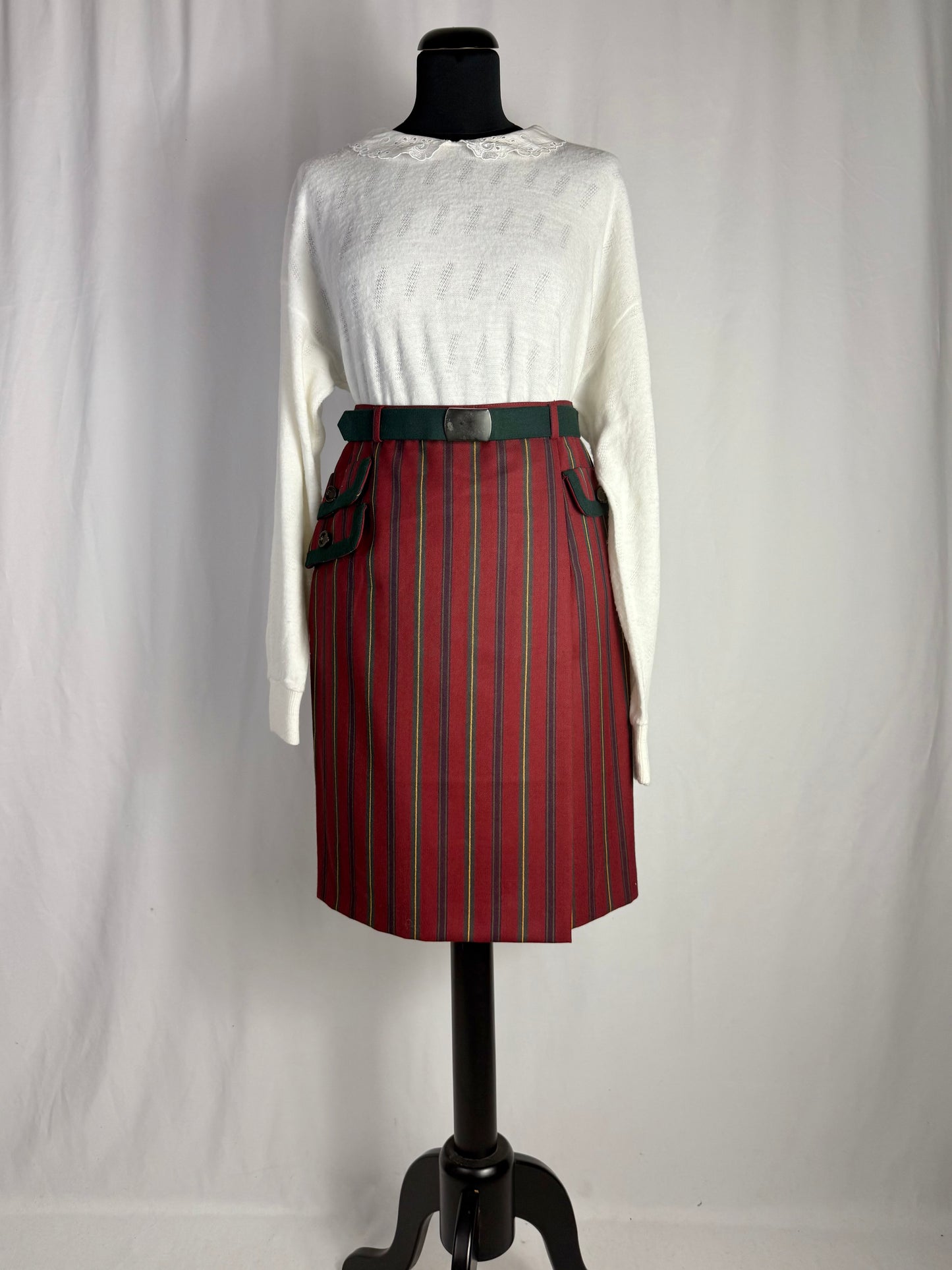 Gonna in lana gessata - TG. 40