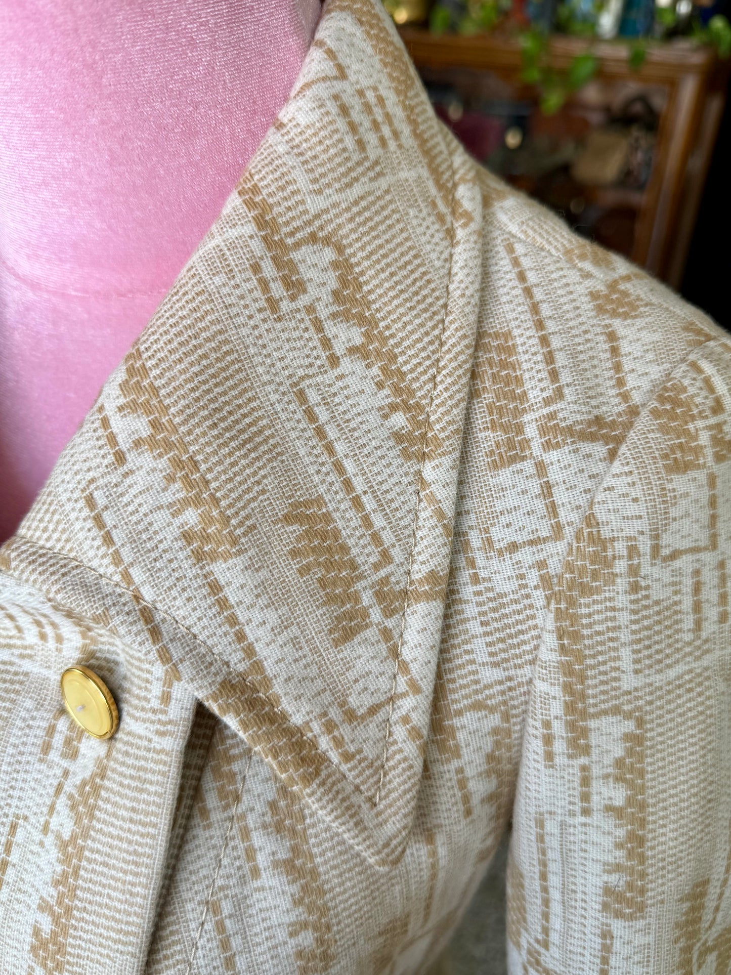 Cappottino anni ‘70 optical bon ton - TG. 38/40