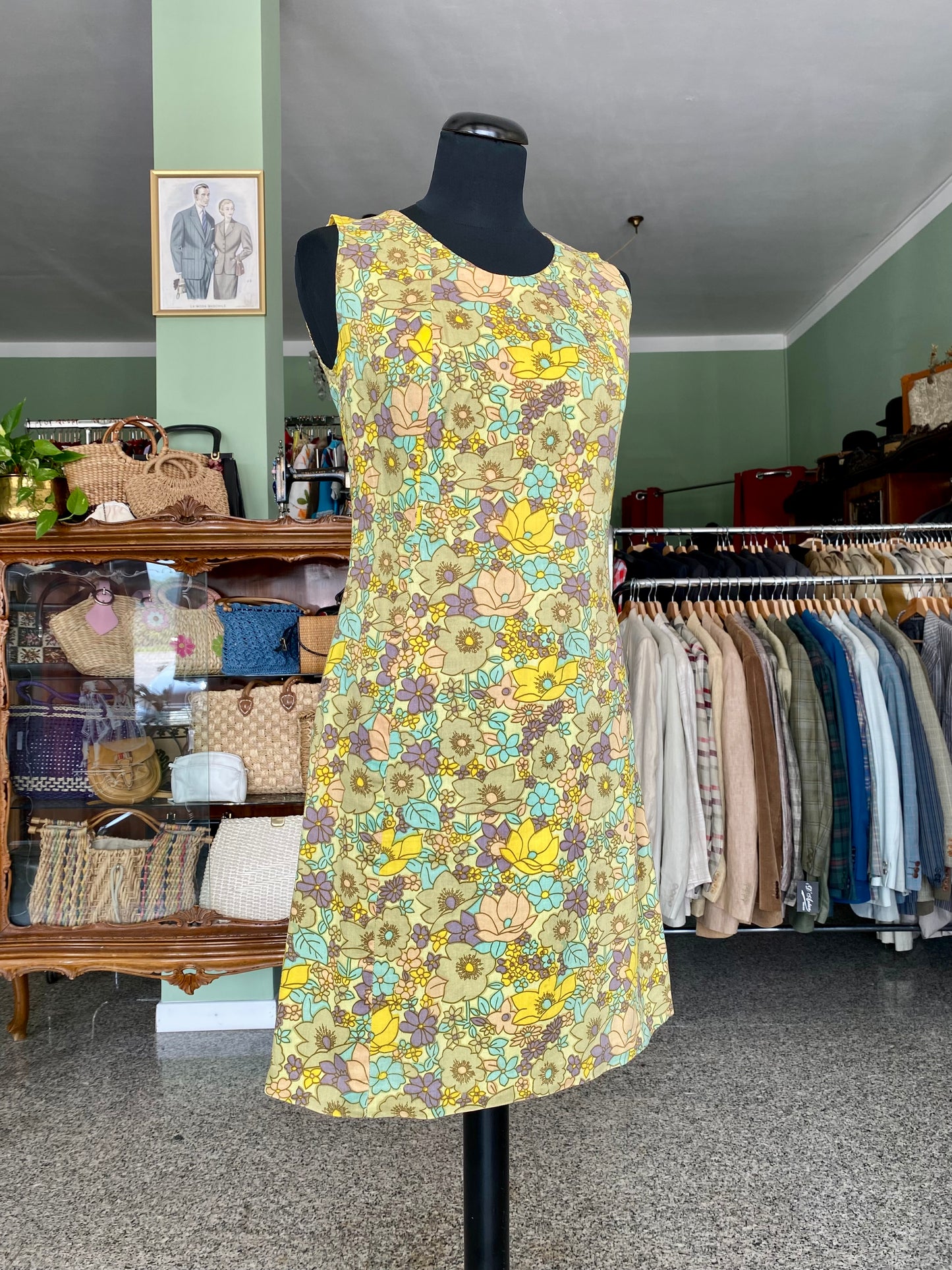 Abito sartoriale anni ‘60 in cotone - TG. 40