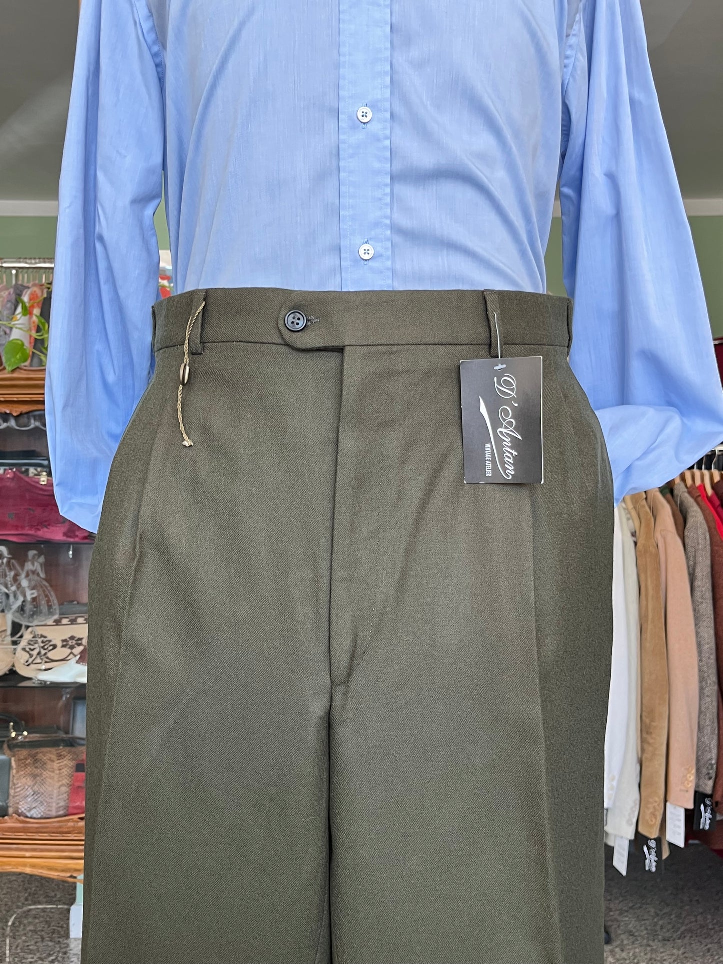 Calzoni in flanella NOS tg. 60