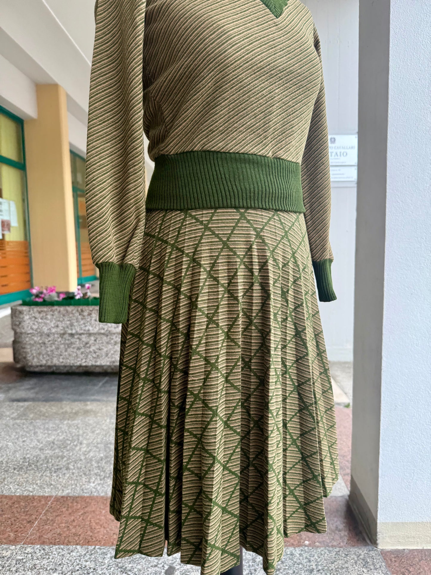Completo anni ‘70 verde - TG. 40