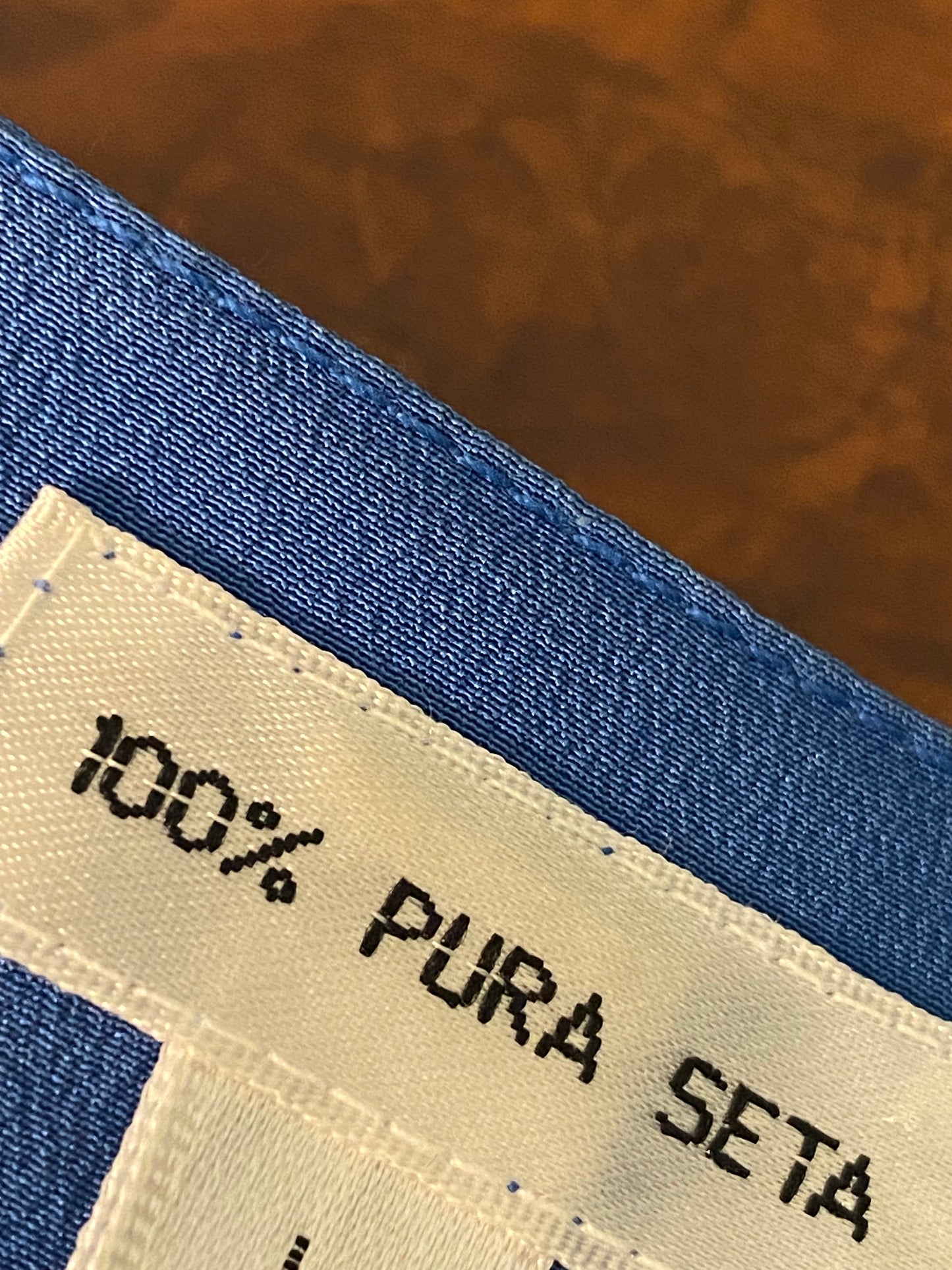Camicia in seta blu - TG. 48/50