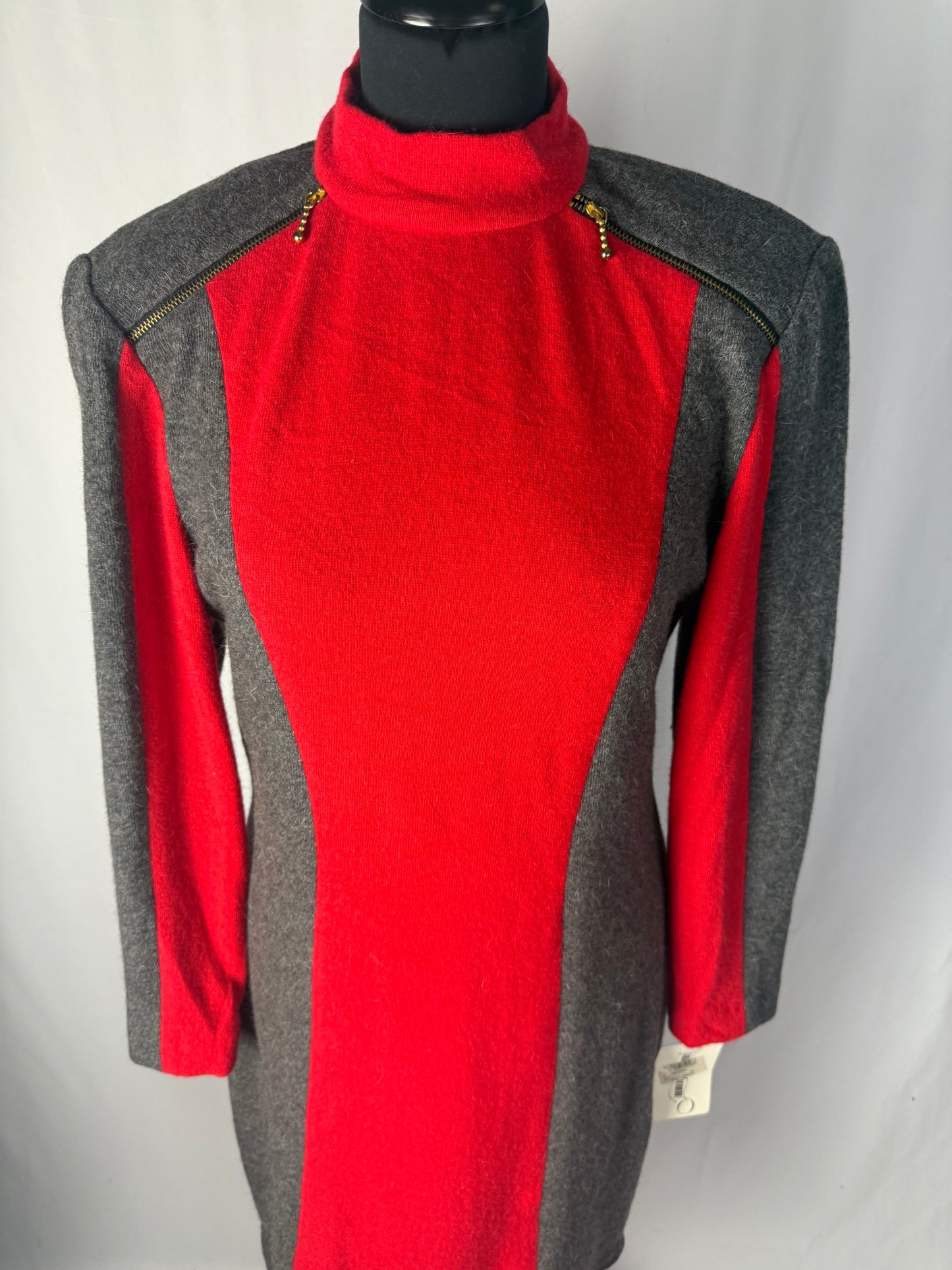 Abito color block in lana - TG. 44/46