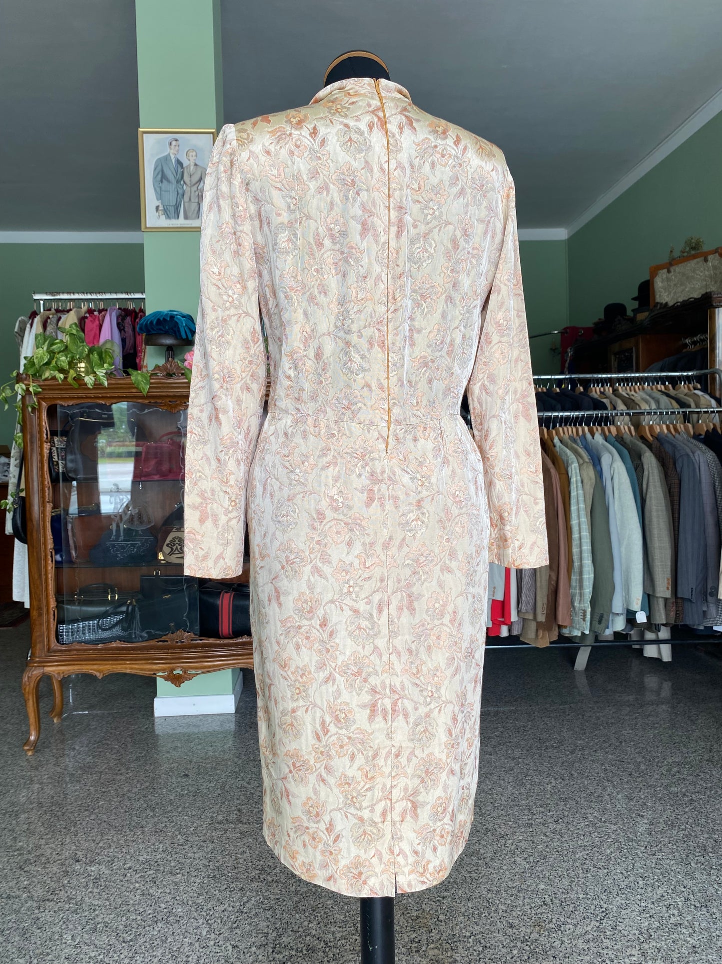 Abito sartoriale in broccato- TG. 42 circa