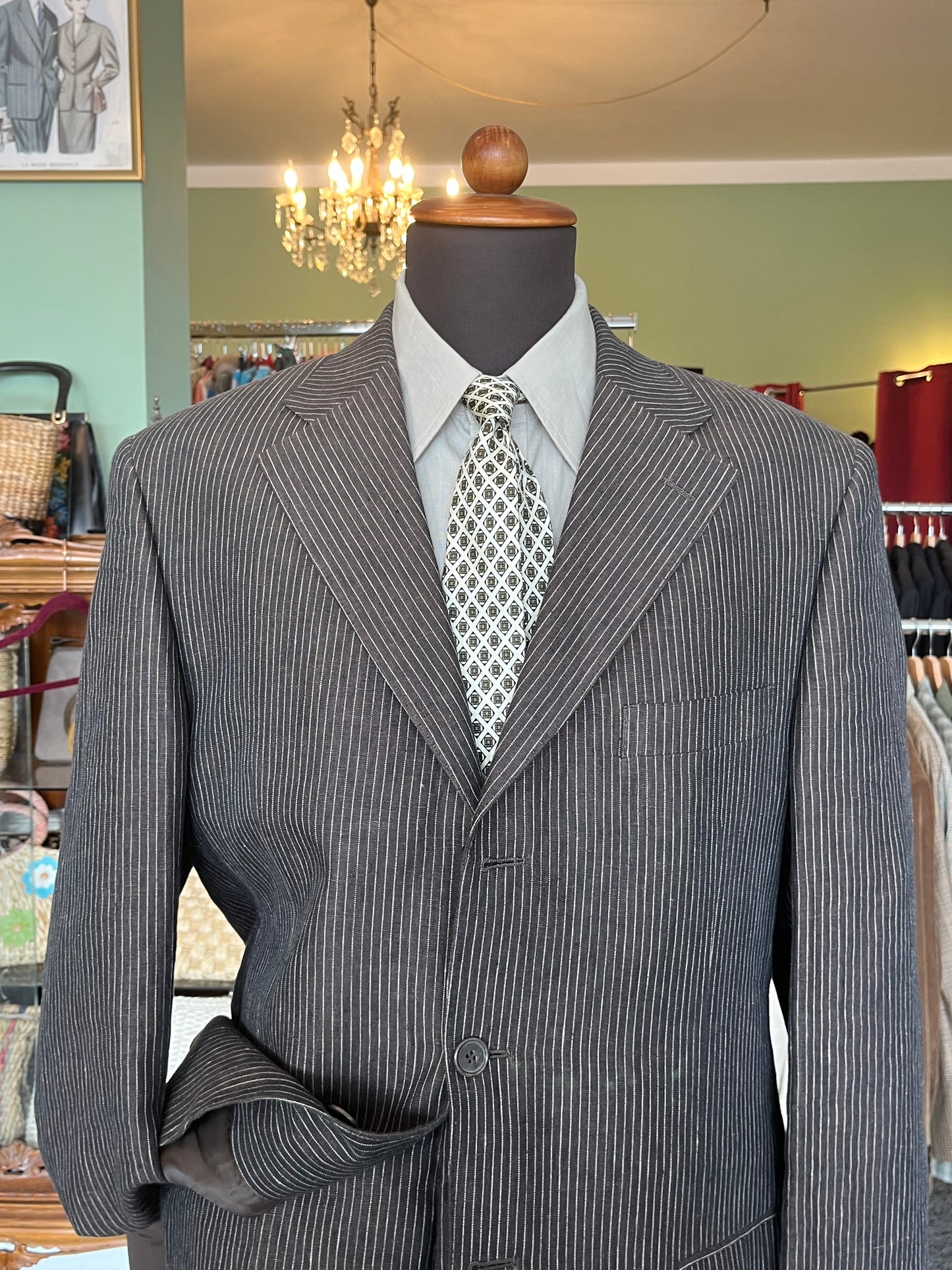 Completo in lino tg. 52-54