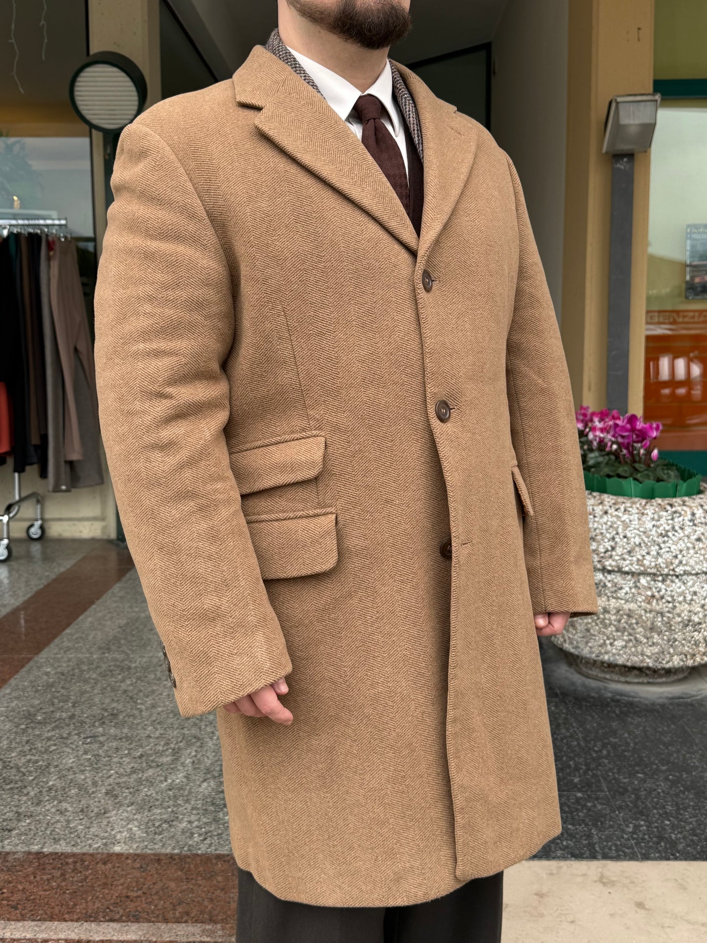 Cappotto lana anni '80 tg. 52-54