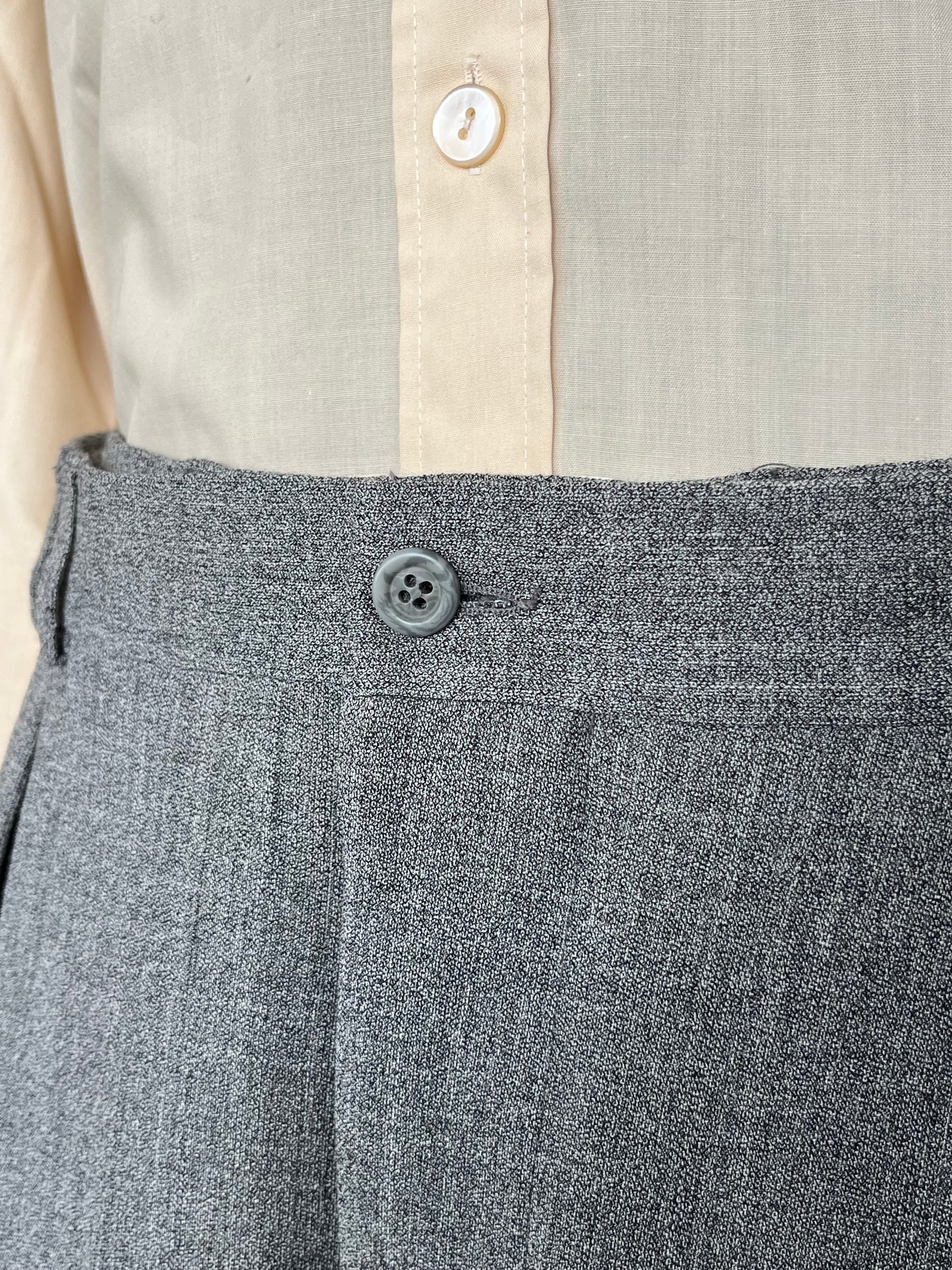 Calzoni anni ‘80 in fresco di lana tg. 46