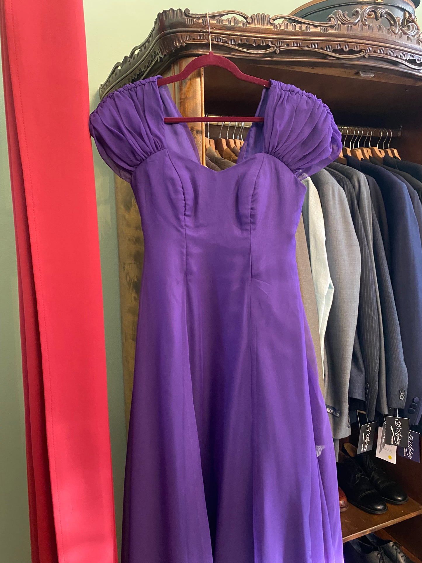 Maxi dress anni ‘70 viola 💜 - Prenotato