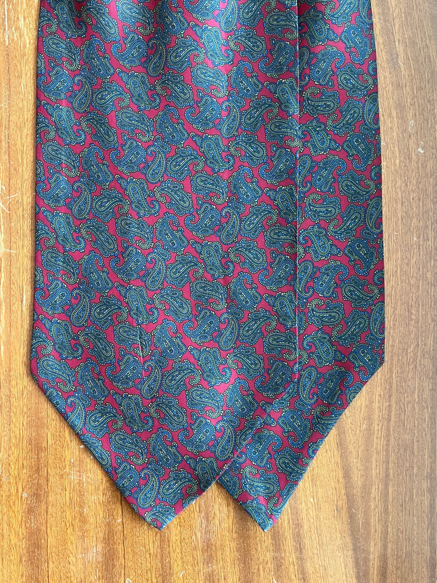 Ascot seta fantasia paisley