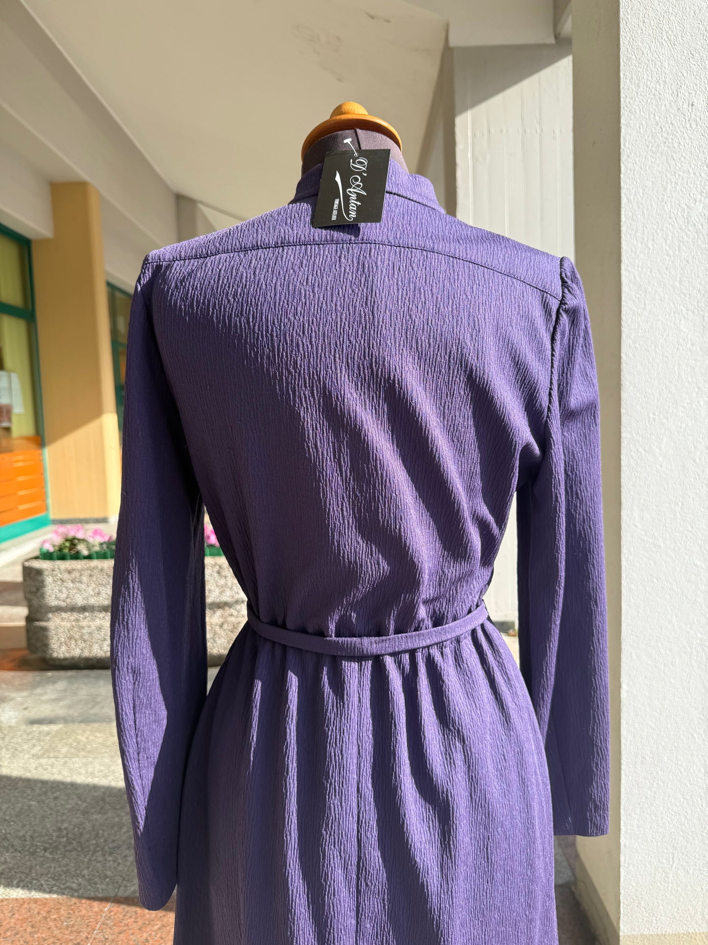 Abito anni ‘70 viola - TG. 42