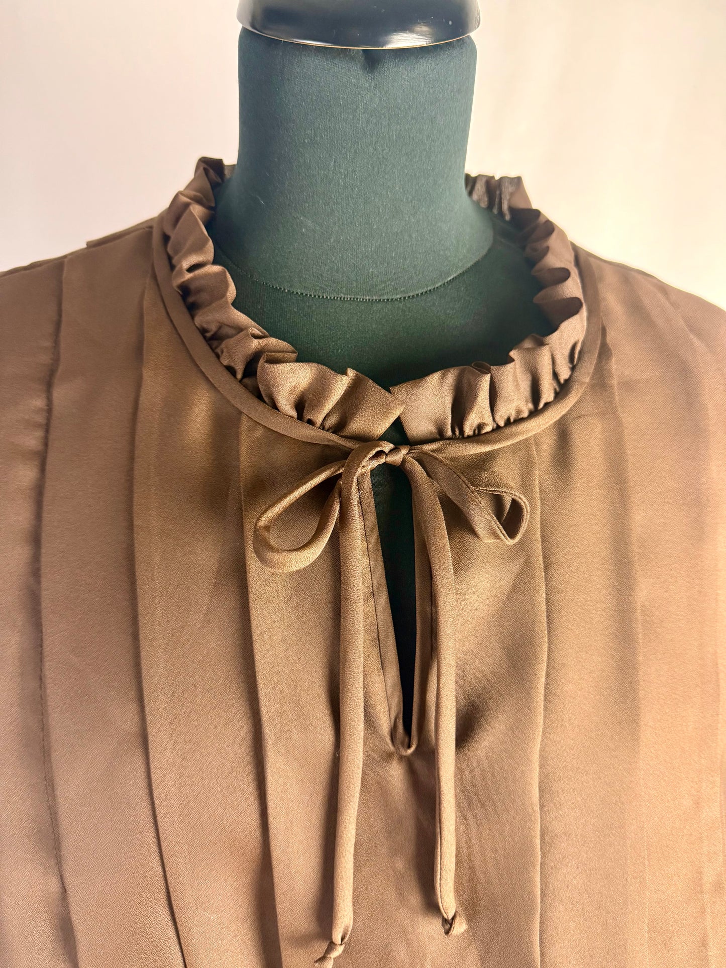 Abito anni ‘60 color cioccolato - TG. 54 circa