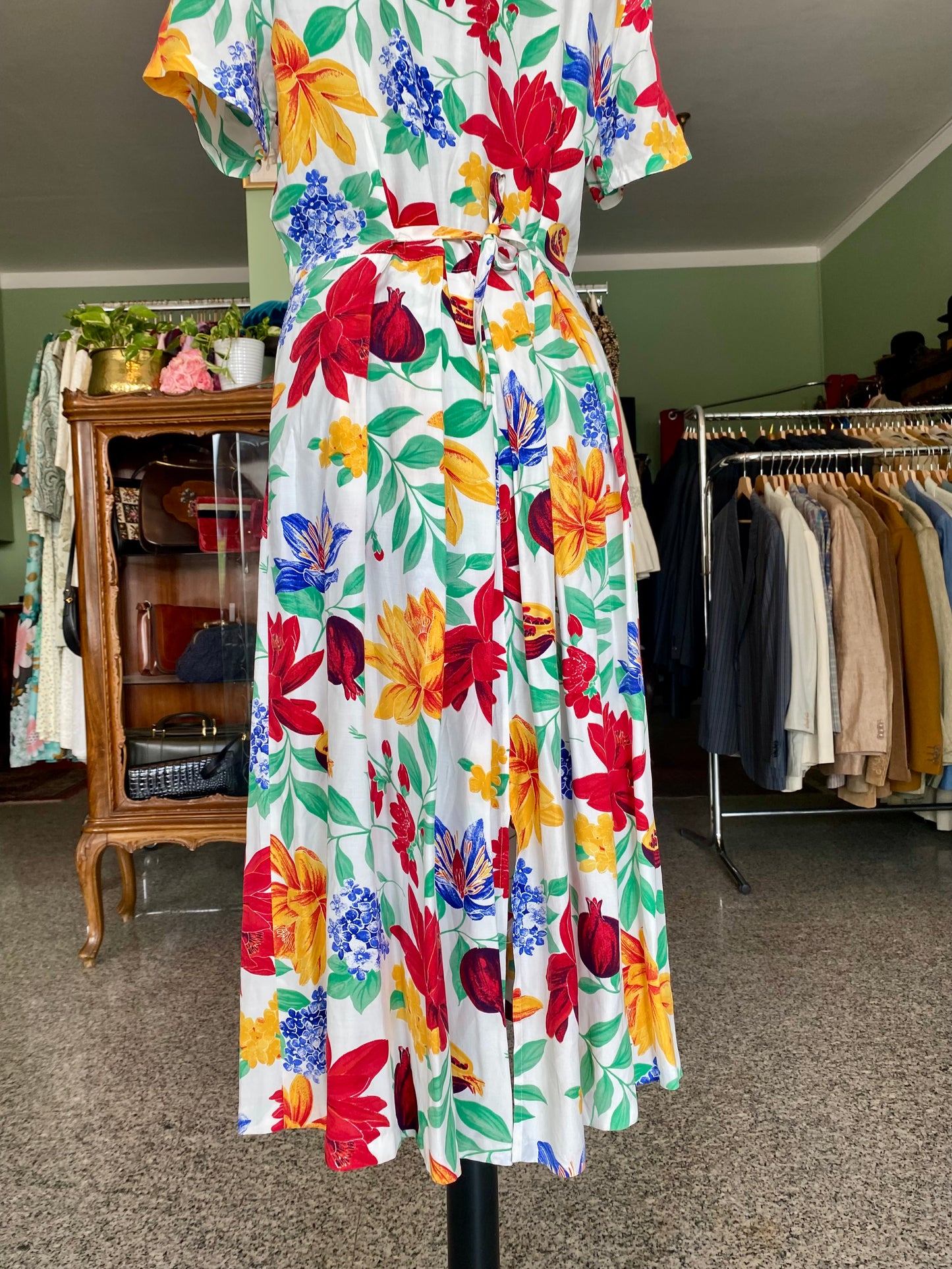 Abito chemisier con melograni - TG. 40