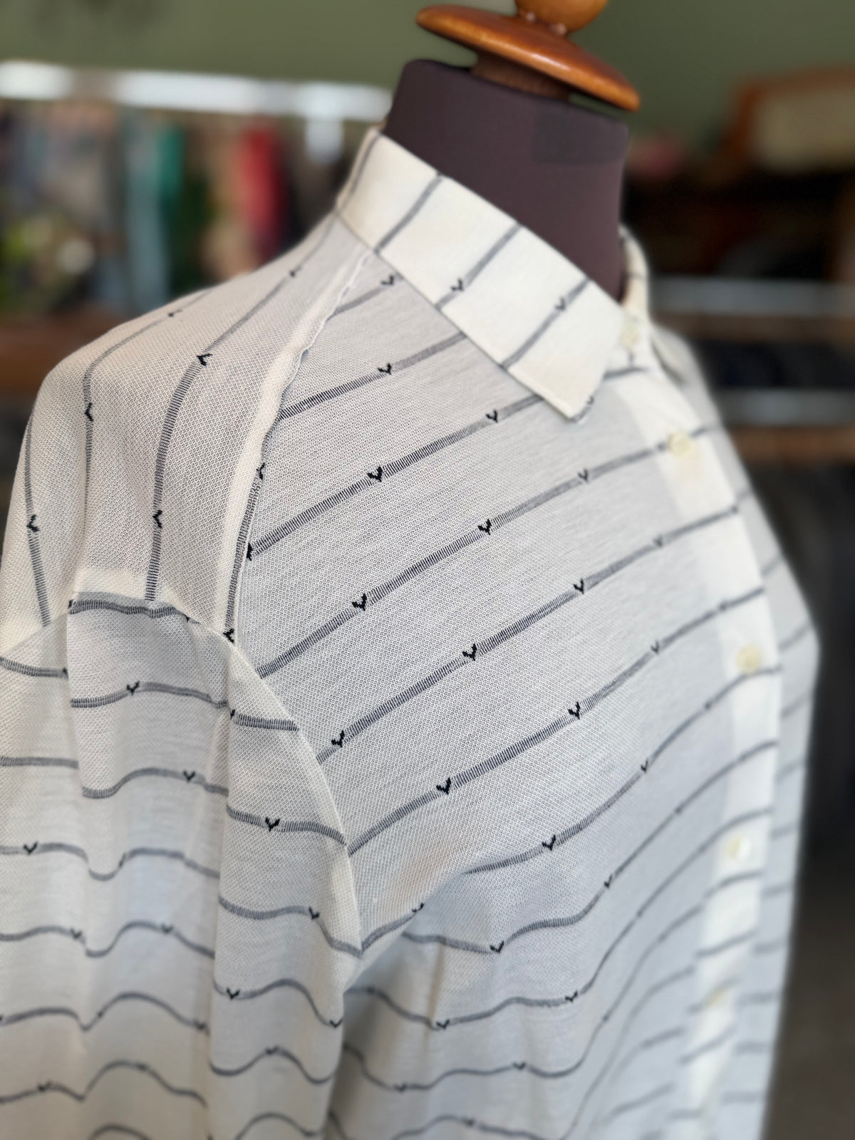 Camicia classica con micro fantasia - TG. 44