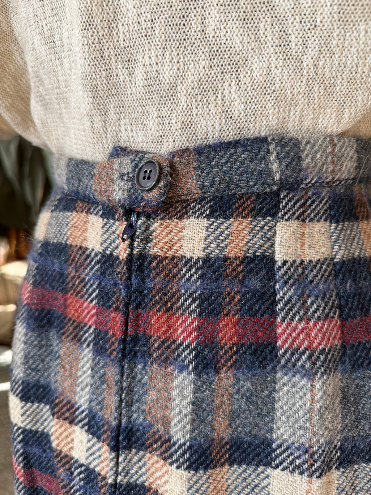 Gonna classica in pura lana tartan - TG. 42/44