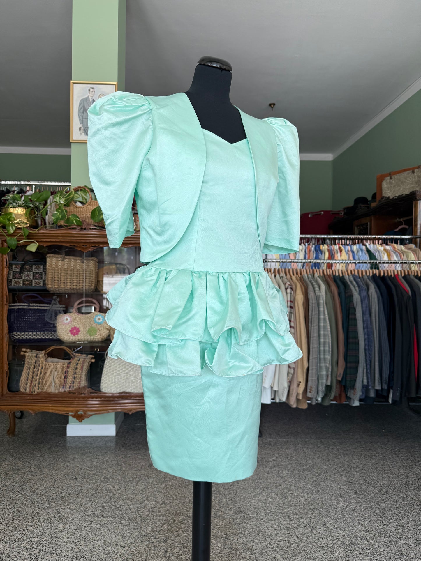 Iconico Party Dress Anni ’80 con Bolerino – Mint Elegance - TG. 38/40