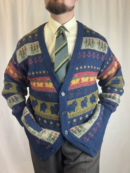 Cardigan anni '80 L-XL
