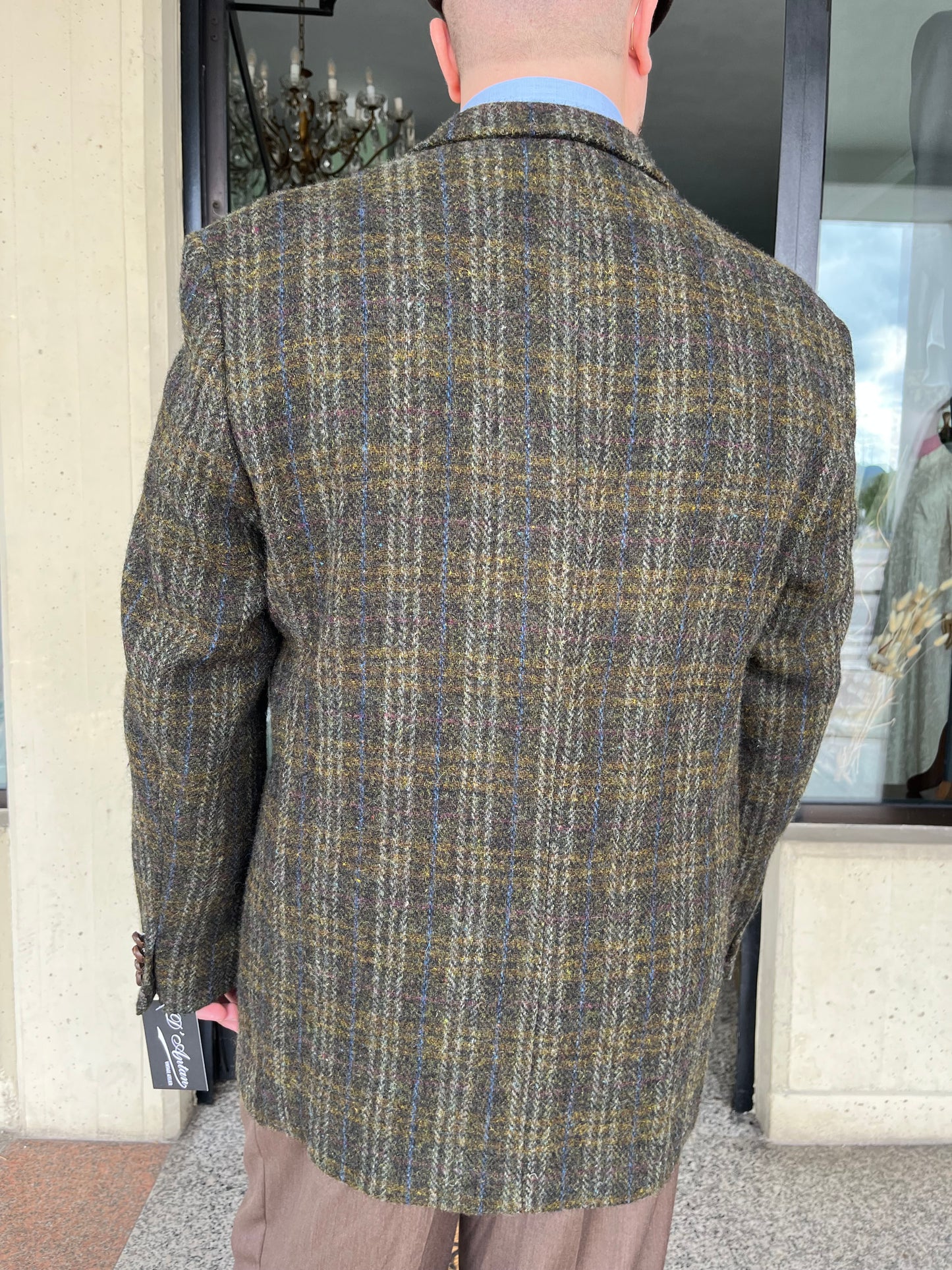 Giacca anni ‘80 Harris Tweed tg. 54-56