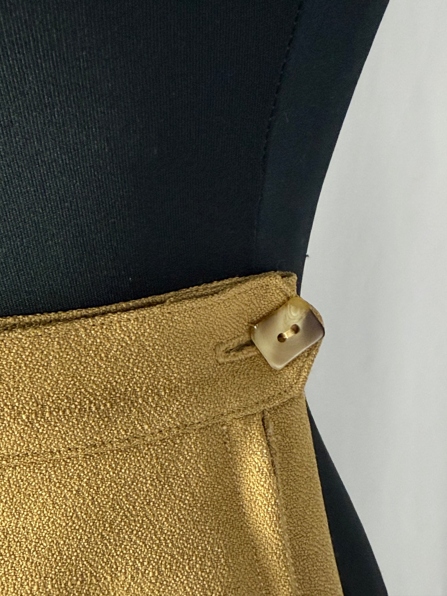 Completo sartoriale in crepe di lana color sabbia - TG. 40