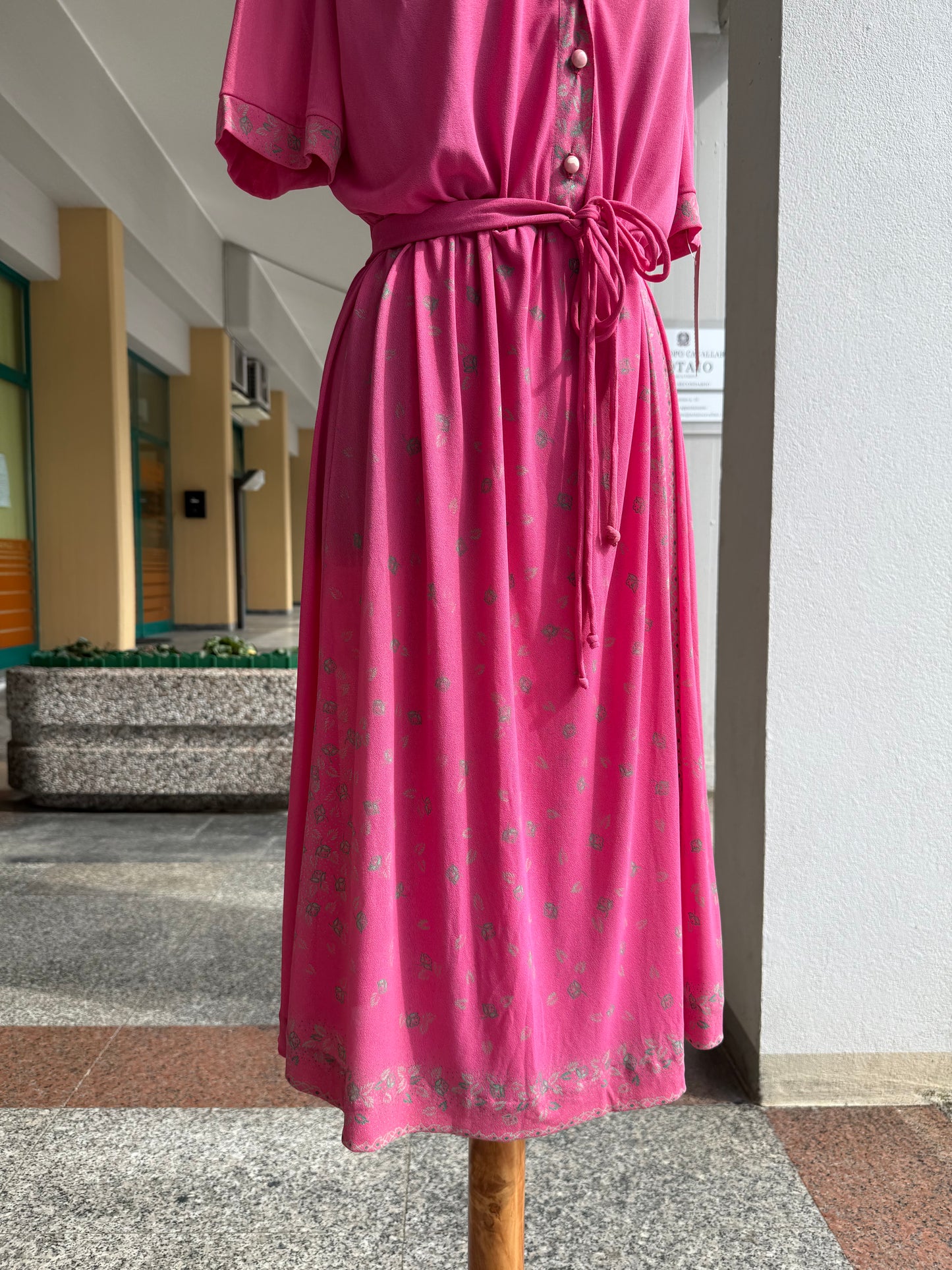 Abito anni ‘70 fucsia - TG. 48/50
