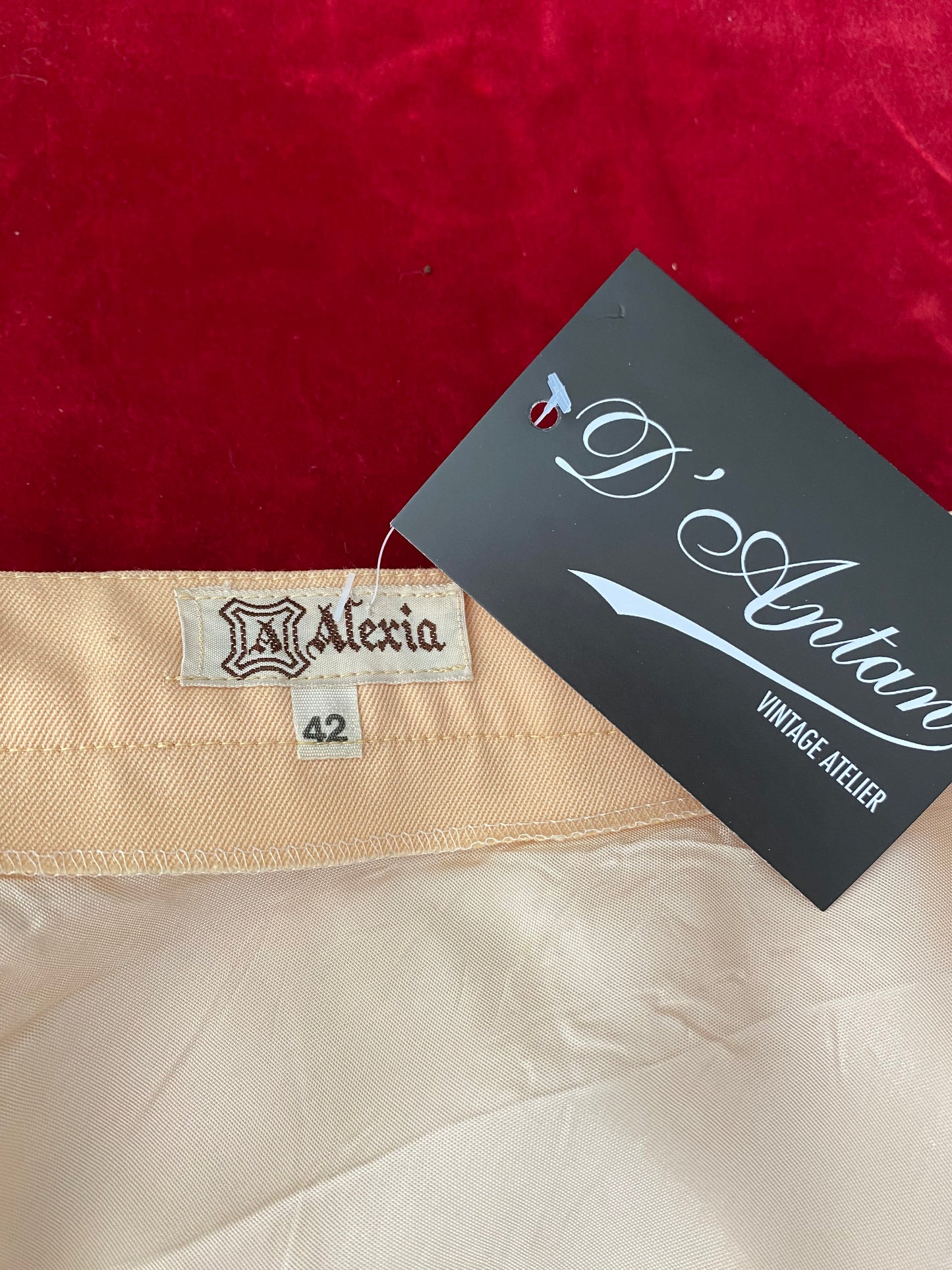 Gonna anni ‘70 color crema - TG. 38